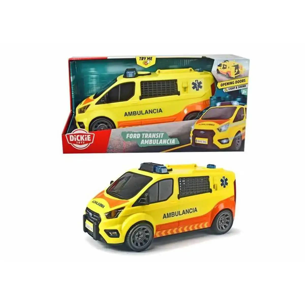 Ambulance avec lumiere et son dickie toys 38 cm_9845. DIAYTAR COTE D'IVOIRE - Où l'Élégance Rencontré l'Accessibilité. Parcourez notre catalogue et trouvez des produits qui apportent une touche de sophistication à votre vie quotidienne sans compromettre votre budget.