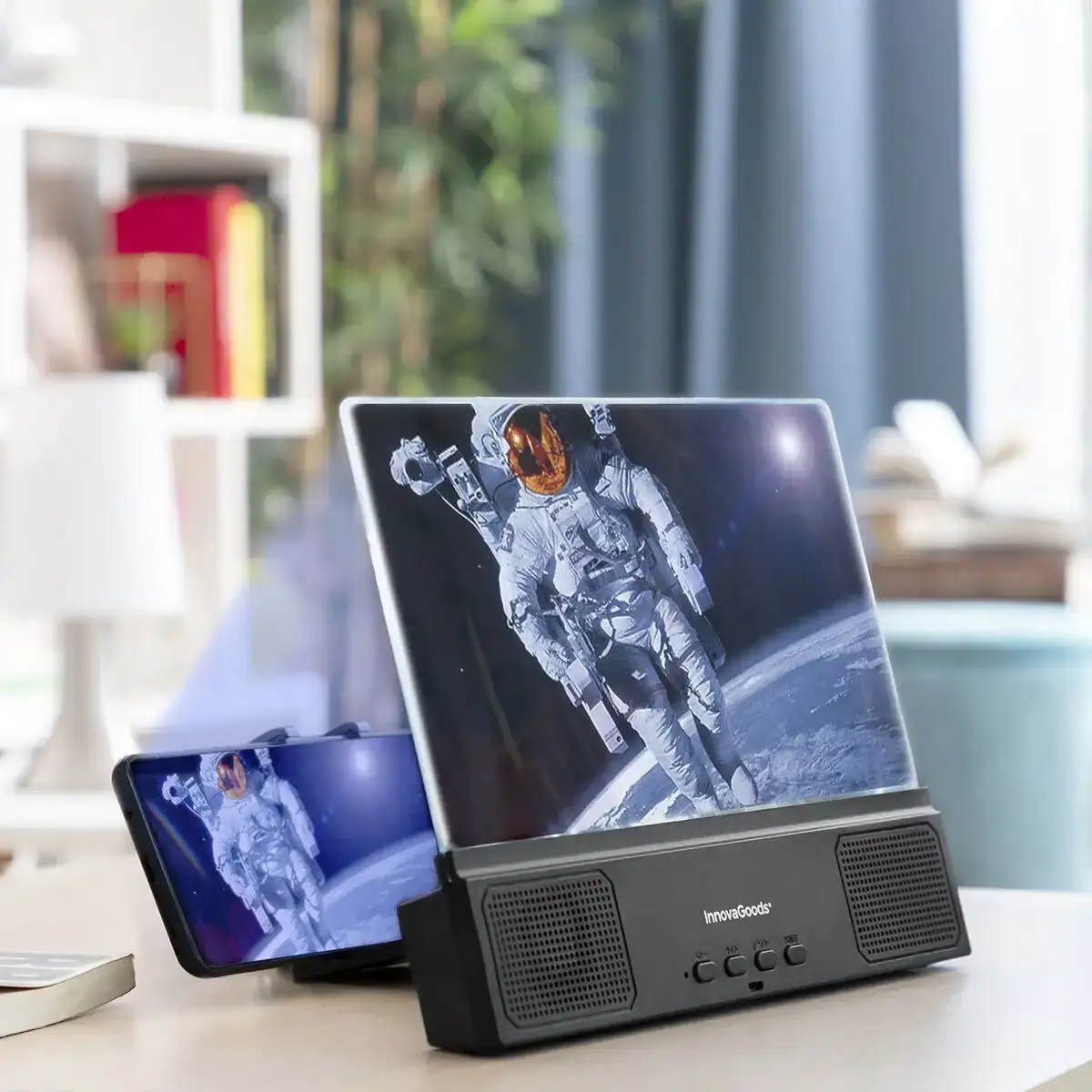 Amplificateur d ecran avec haut parleur pour mobiles mobimax innovagoods_5312. DIAYTAR COTE D'IVOIRE - Où Chaque Achat Raconte une Histoire. Parcourez notre boutique en ligne pour trouver des articles qui évoquent le savoir-faire et la tradition du Côte d'Ivoire.