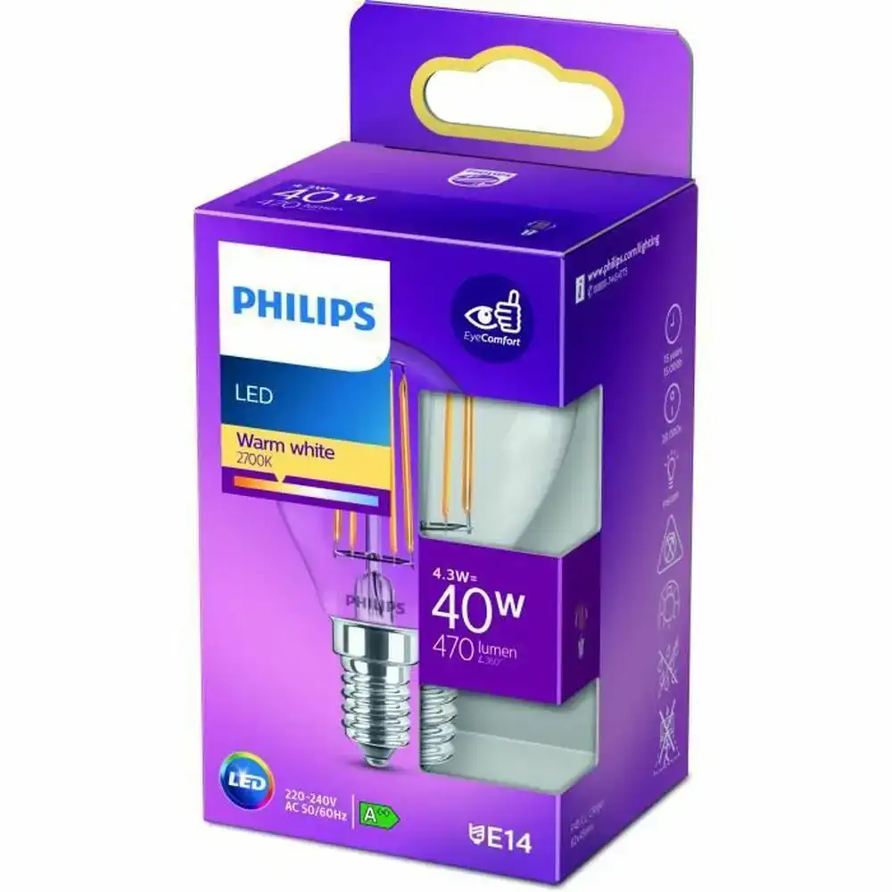 Ampoule led spherique philips classic 40 w e14 f 4 3 w 2700k _9791. Bienvenue chez DIAYTAR COTE D'IVOIRE - Votre Porte d'Accès à la Diversité. Découvrez notre boutique en ligne et choisissez parmi une pléthore d'articles qui célèbrent la richesse culturelle du Côte d'Ivoire et au-delà.