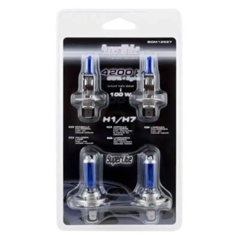 Ampoule pour voiture superlite bom12527 h1 h7 12v 55w_2636. Bienvenue chez DIAYTAR COTE D'IVOIRE - Où le Shopping Rencontre la Qualité. Explorez notre sélection soigneusement conçue et trouvez des produits qui définissent le luxe abordable.