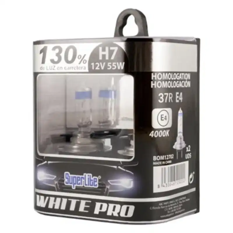 Ampoule pour voiture superlite bom12702 h7 12v 55w 4000k 37r e4_4337. Bienvenue chez DIAYTAR COTE D'IVOIRE - Où Chaque Achat Fait une Différence. Découvrez notre gamme de produits qui reflètent l'engagement envers la qualité et le respect de l'environnement.