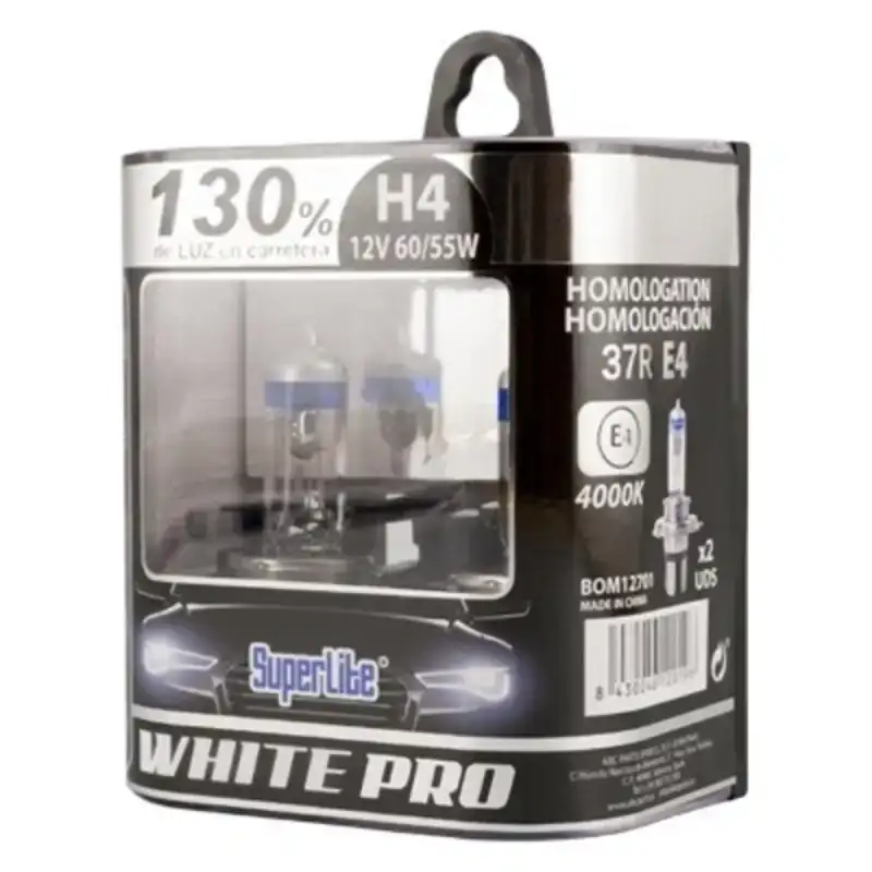 Ampoule pour voiture superlite white pro h4 12v 55 60w 4000k 37r e4_8380. Plongez dans l'Expérience DIAYTAR COTE D'IVOIRE - Où Chaque Produit a une Histoire. Explorez notre boutique en ligne pour trouver des articles qui incarnent la passion et la créativité du Côte d'Ivoire.