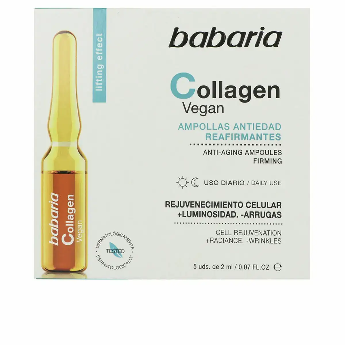 Ampoules babaria intense raffermissant 5 x 2 ml avec du collagene 2 ml_3547. DIAYTAR COTE D'IVOIRE - Là où le Shopping Devient une Expérience. Naviguez à travers notre catalogue diversifié et découvrez des produits qui ajoutent de la couleur et de la passion à votre vie.