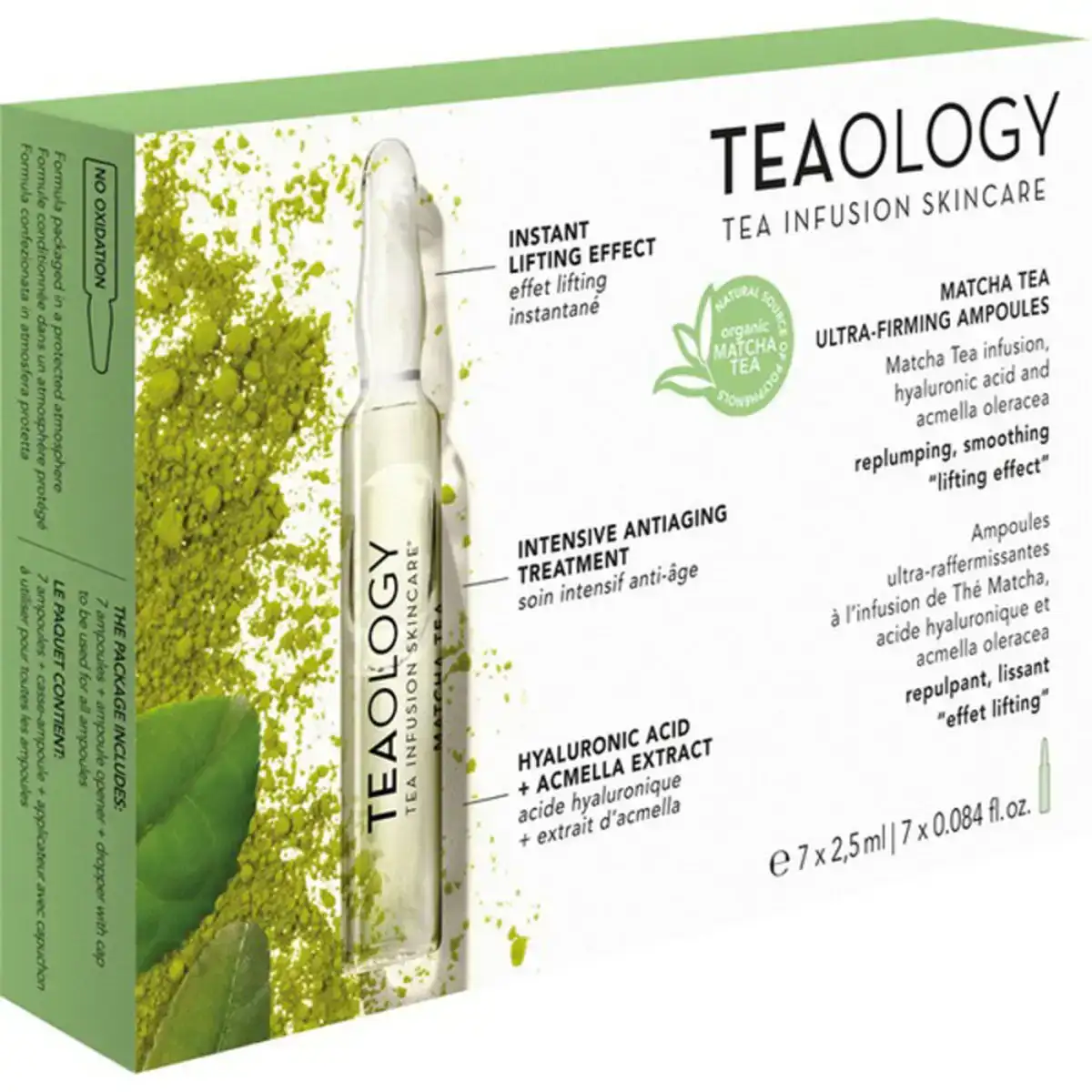 Ampoules effet lifting teaology matcha tea the matcha 7 ml 7 x 2 5 ml _8783. DIAYTAR COTE D'IVOIRE - L'Art du Shopping Éclairé. Naviguez à travers notre plateforme intuitive et découvrez une variété d'articles soigneusement sélectionnés pour répondre à vos besoins et à vos envies.
