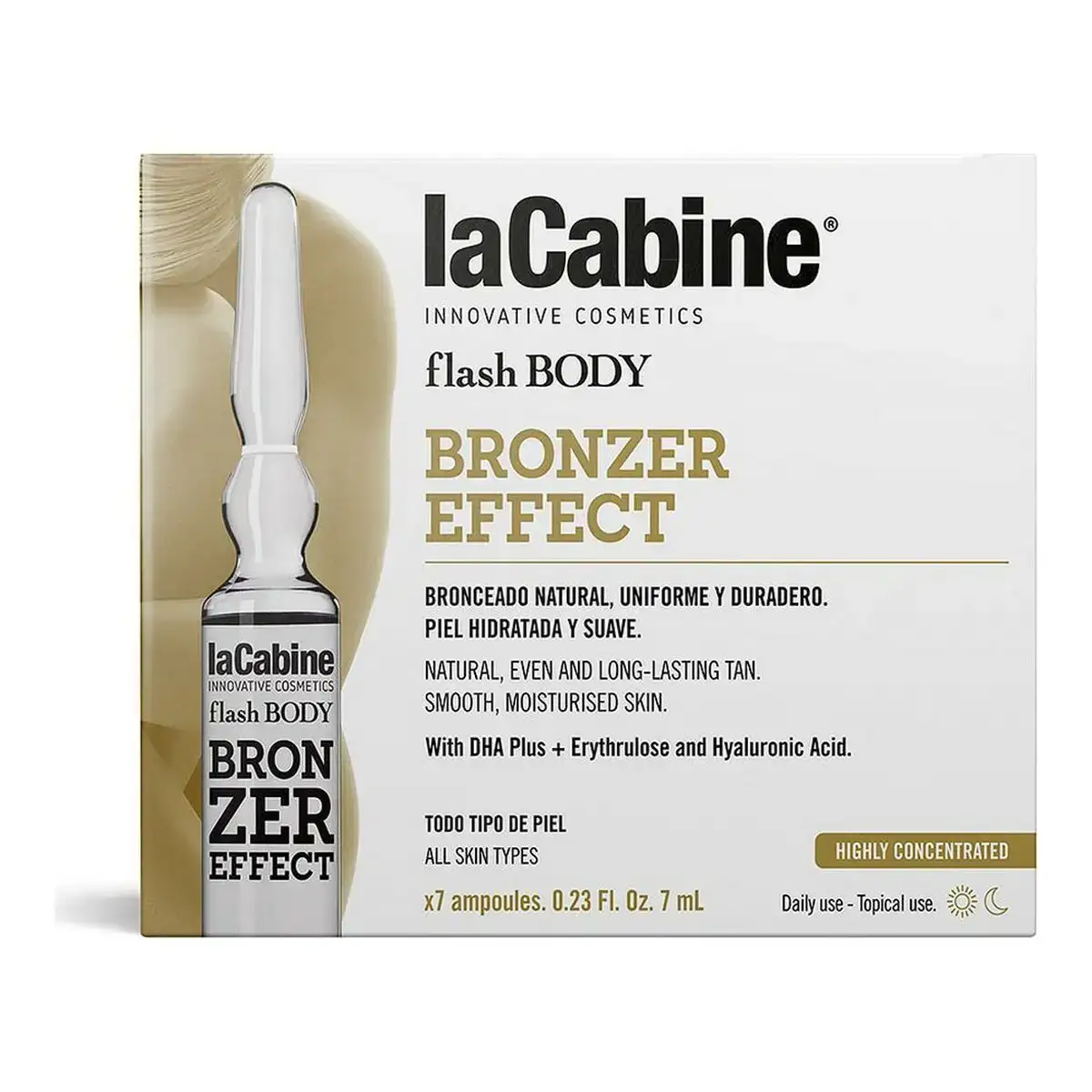 Ampoules flash body lacabine autobronzant 7 x 7 ml _2103. DIAYTAR COTE D'IVOIRE - Où Choisir Devient une Expression de Soi. Découvrez notre boutique en ligne et trouvez des articles qui révèlent votre personnalité et votre style.