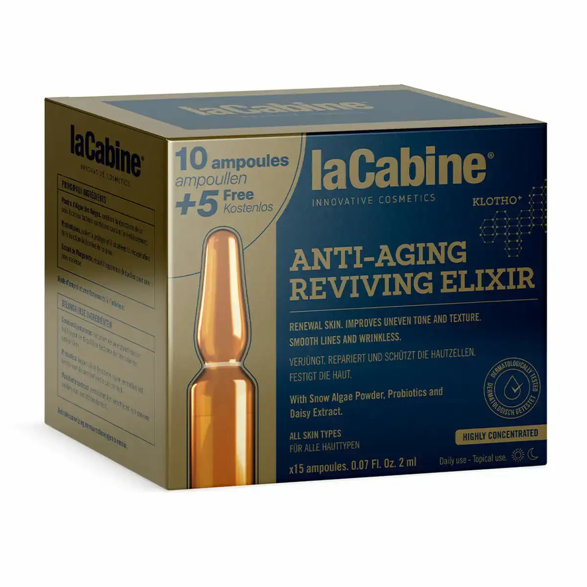 Ampoules lacabine reviving elixir 15 x 2 ml 2 ml_8205. Bienvenue sur DIAYTAR COTE D'IVOIRE - Où Chaque Article a son Histoire. Découvrez notre sélection méticuleuse de produits qui racontent l'authenticité et la beauté du Côte d'Ivoire.