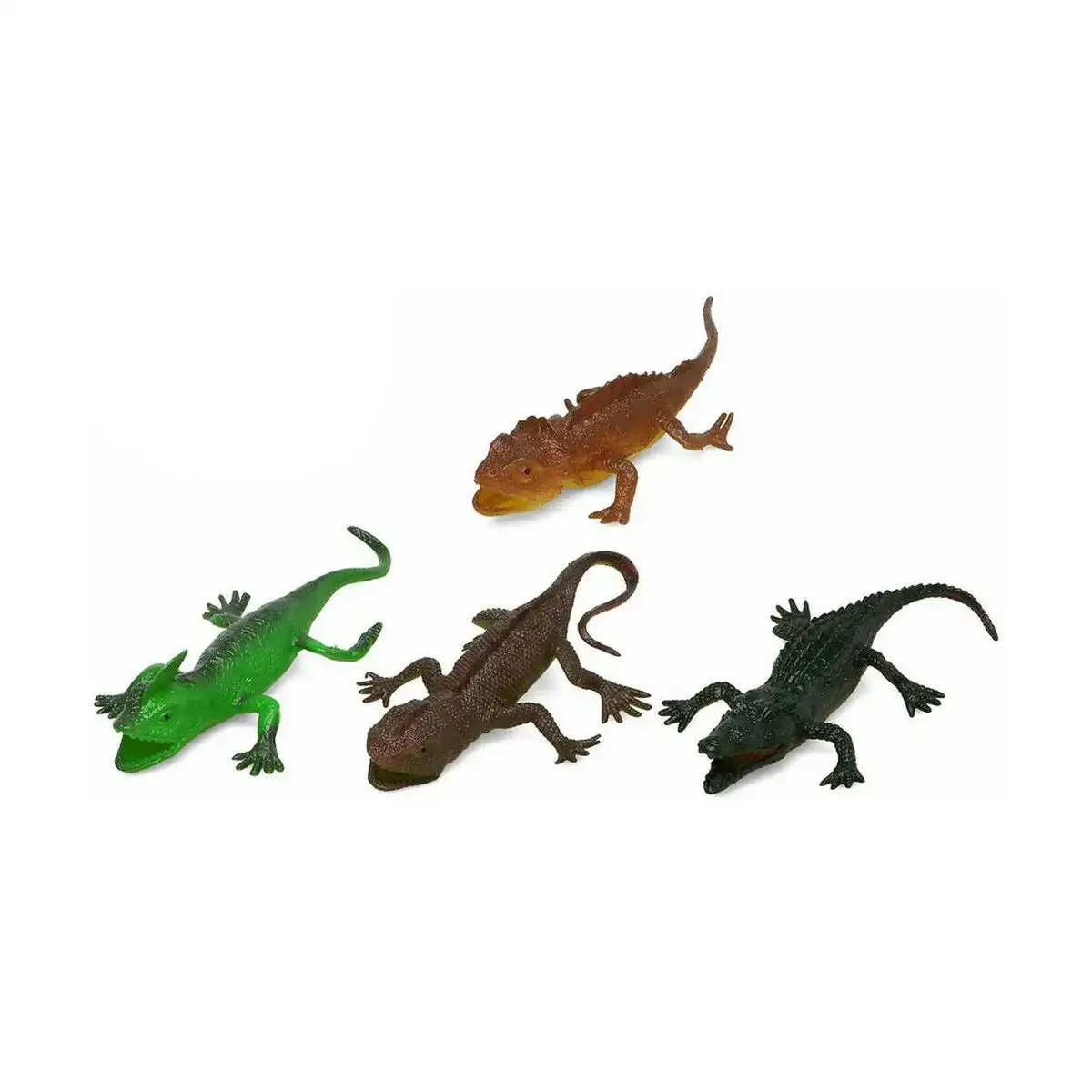 Animaux reptiles lot 25 x 18 cm_6641. DIAYTAR COTE D'IVOIRE - Là où Chaque Achat Contribue à un Rêve. Naviguez à travers notre boutique en ligne et soutenez des artisans talentueux tout en acquérant des trésors.