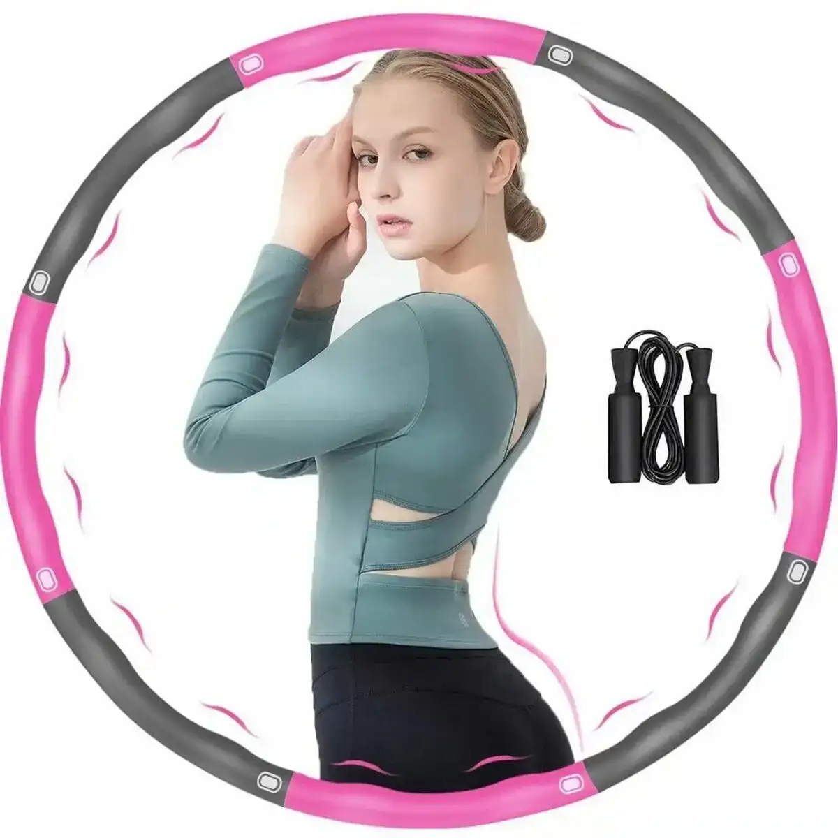 Anneau de fitness demontable et recouvert de mousse reconditionne a _5306. DIAYTAR COTE D'IVOIRE - L'Art de Trouver ce que Vous Aimez. Plongez dans notre assortiment varié et choisissez parmi des produits qui reflètent votre style et répondent à vos besoins.