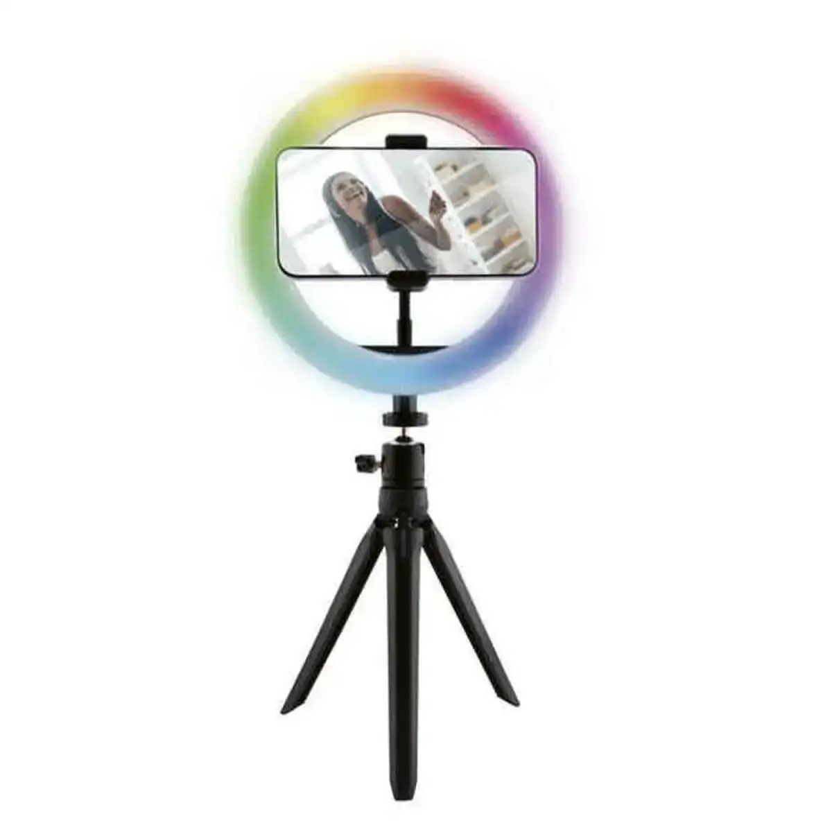 Anneau lumineux pour selfie rechargeable ksix smartphone 12w_7817. Bienvenue sur DIAYTAR COTE D'IVOIRE - Où Chaque Détail compte. Plongez dans notre univers et choisissez des produits qui ajoutent de l'éclat et de la joie à votre quotidien.