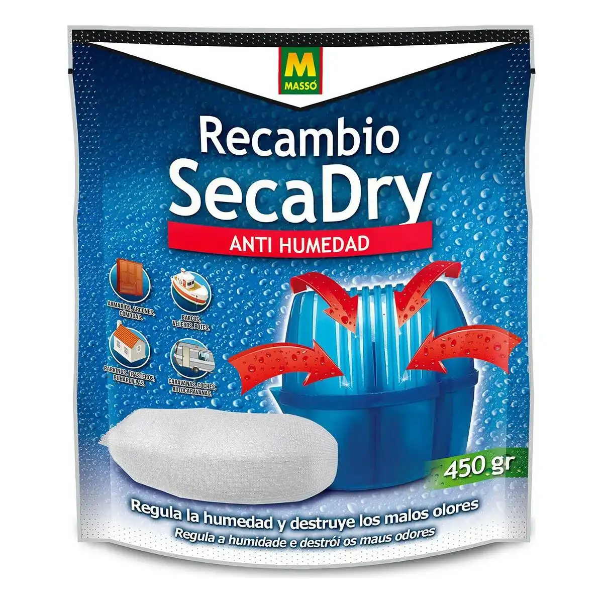 Anti humidite masso rechange 450 g_7930. DIAYTAR COTE D'IVOIRE - L'Art du Shopping Éclairé. Parcourez notre catalogue et choisissez parmi des produits de qualité qui satisferont vos besoins et votre style.