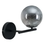 Applique 27 5 x 20 x 20 cm verre noir metal_7267. DIAYTAR COTE D'IVOIRE - Là où la Beauté Rencontre la Fonctionnalité. Parcourez notre sélection pour trouver des produits qui allient esthétique et praticité, pour un quotidien sublimé.