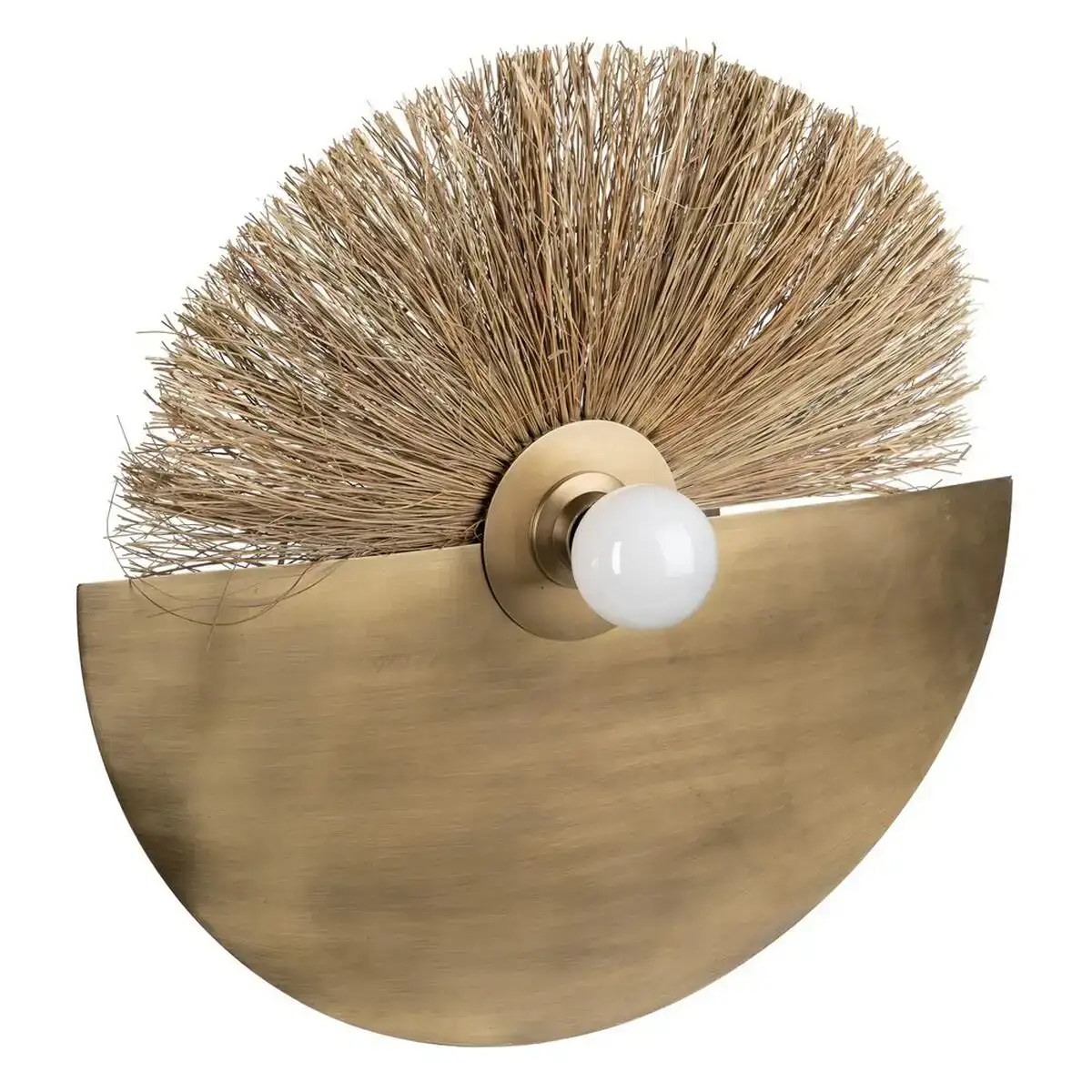 Applique 56 x 8 x 61 cm dore metal fibre naturelle_7873. Entrez dans le Monde de DIAYTAR COTE D'IVOIRE - Où Chaque Article Raconte une Histoire Unique. Explorez notre boutique en ligne pour dénicher des trésors qui incarnent l'âme du Côte d'Ivoire.