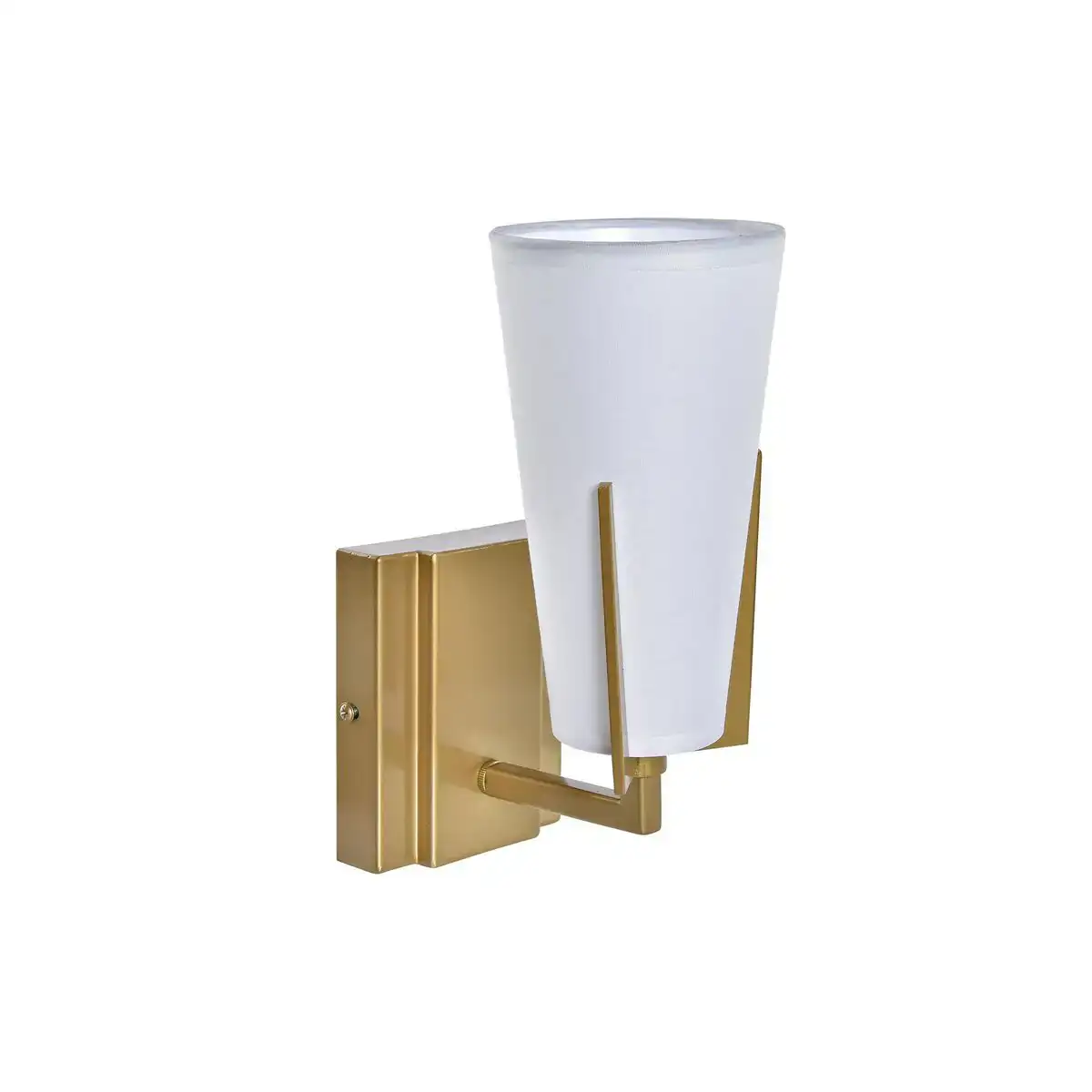 Applique dkd home decor 25w dore metal polyester blanc 220 v 12 x 14 x 25 cm _6067. DIAYTAR COTE D'IVOIRE - Votre Destination pour un Shopping Inégalé. Naviguez à travers notre sélection minutieuse pour trouver des produits qui répondent à tous vos besoins.