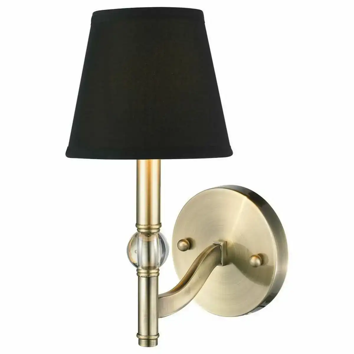 Applique dkd home decor 25w noir dore metal polyester 220 v 15 x 23 x 31 cm _6583. DIAYTAR COTE D'IVOIRE - Où Chaque Détail Fait la Différence. Parcourez notre sélection soignée et choisissez des articles qui rehaussent votre quotidien, du fonctionnel à l'esthétique.