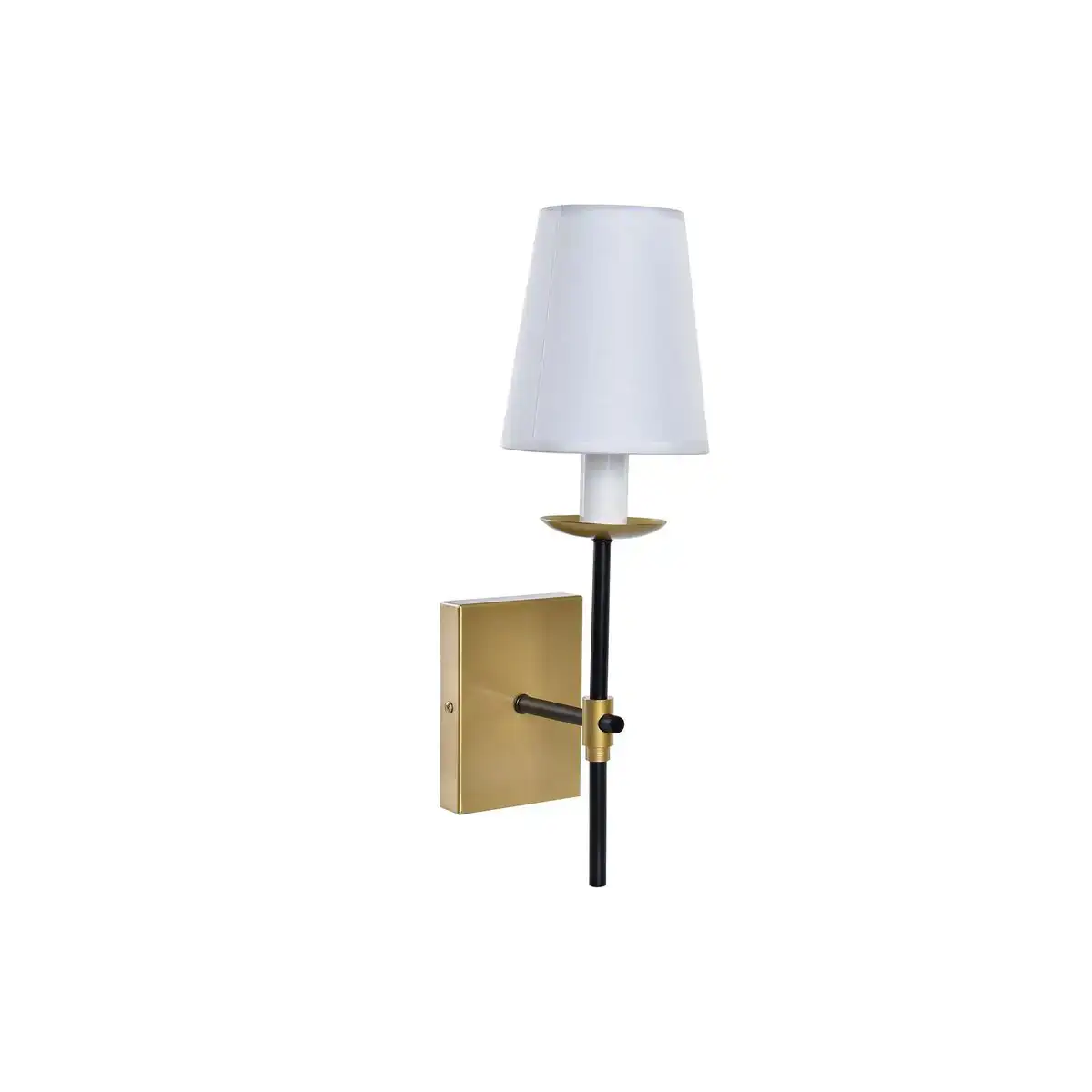 Applique dkd home decor 25w noir dore metal polyester blanc 220 v 12 x 15 x 43 cm _9648. Entrez dans l'Univers de DIAYTAR COTE D'IVOIRE - Où Chaque Produit a une Signification. Explorez notre gamme diversifiée et découvrez des articles qui résonnent avec votre vie.