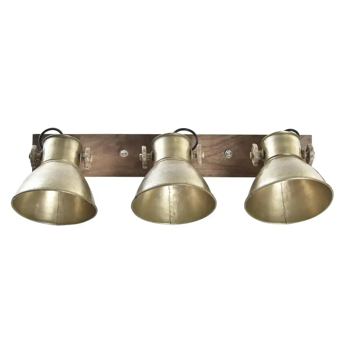 Applique dkd home decor marron dore metal bois de manguier 50 w loft 220 v 64 x 17 x 26 cm_5773. Entrez dans l'Univers de DIAYTAR COTE D'IVOIRE - Où l'Authenticité Renouvelle Votre Quotidien. Explorez notre gamme de produits et trouvez des articles qui reflètent votre essence.