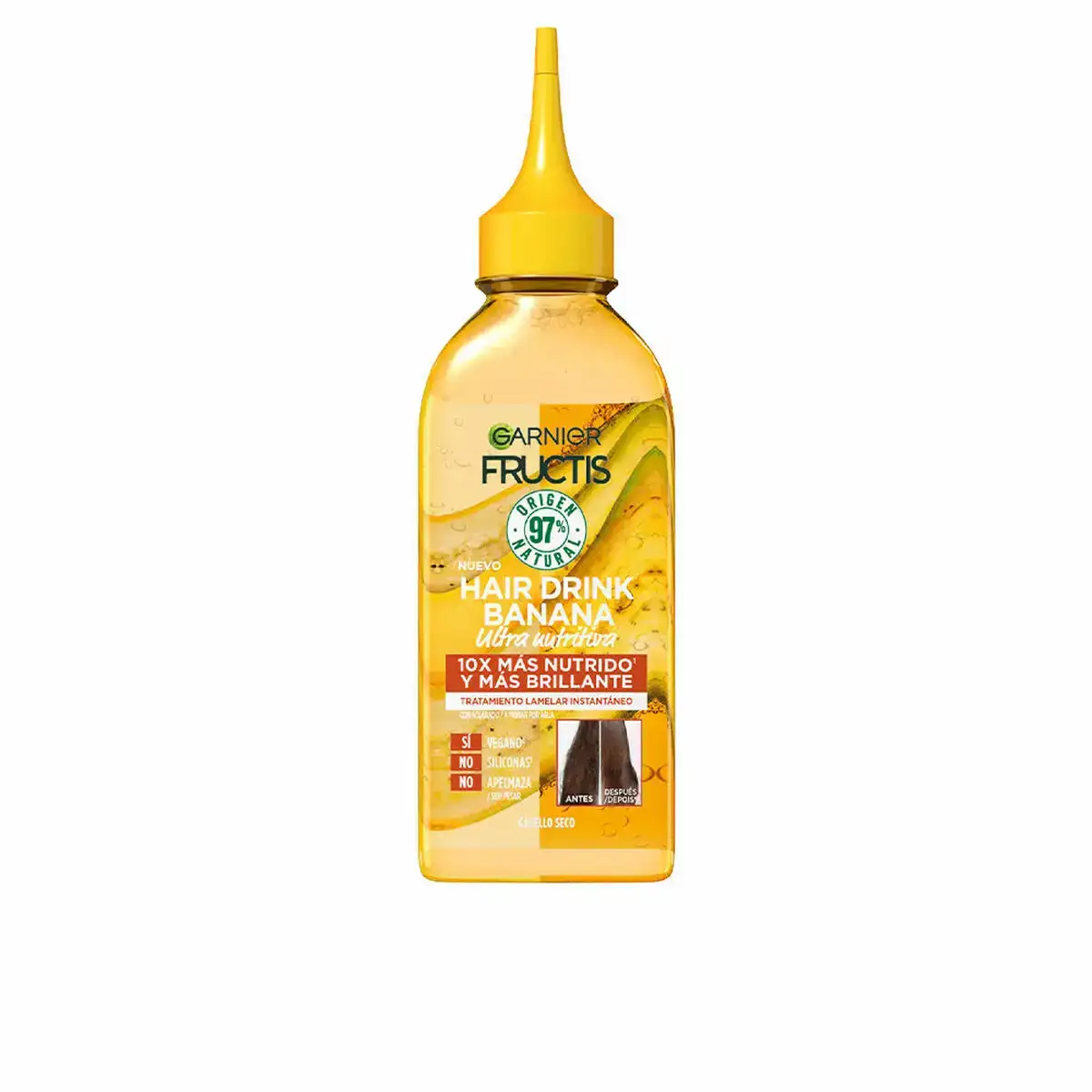 Apres shampoing nutritif garnier fructis hair drink liquide banana 200 ml _9264. Bienvenue chez DIAYTAR COTE D'IVOIRE - Où Chaque Objet a sa Propre Histoire. Découvrez notre sélection soigneusement choisie et choisissez des produits qui racontent le patrimoine sénégalais.