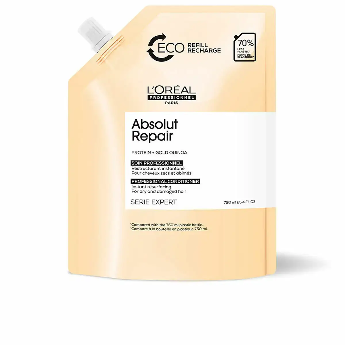 Apres shampoing reparateur l oreal professionnel paris absolut repair gold recharge cheveux fins 750 ml_4282. DIAYTAR COTE D'IVOIRE - Où Choisir est un Plaisir Responsable. Parcourez notre catalogue et choisissez des produits qui incarnent notre engagement envers des pratiques durables et éthiques.