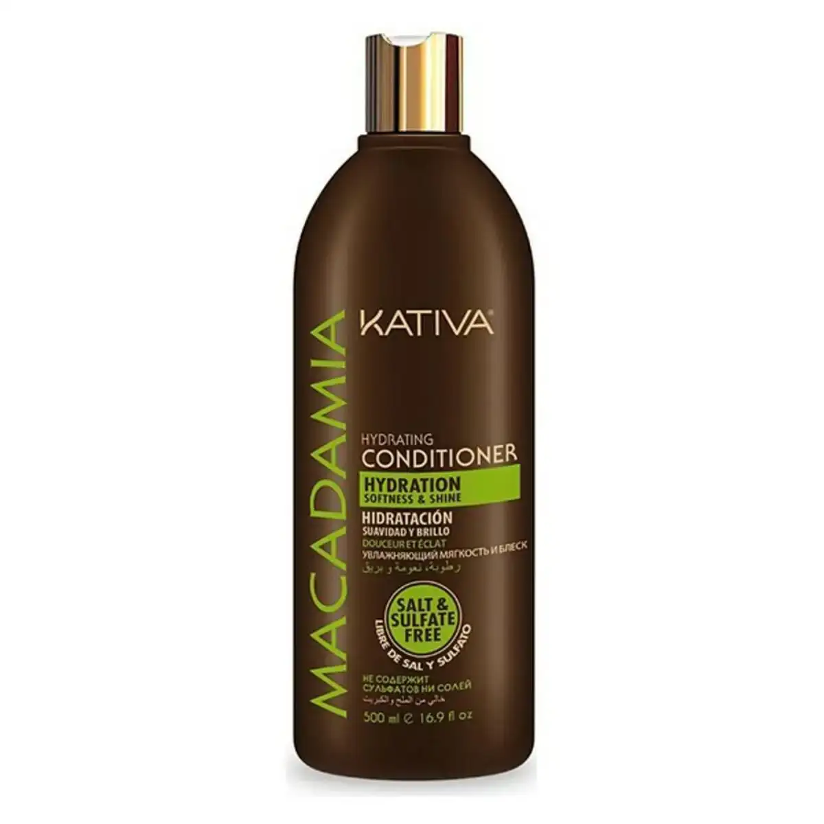 Apres shampooing macadamia kativa 500 ml 500 ml _7412. DIAYTAR COTE D'IVOIRE - Où Chaque Produit est une Histoire à Raconter. Découvrez notre sélection de produits qui vous permettent de créer votre propre récit à travers vos achats.
