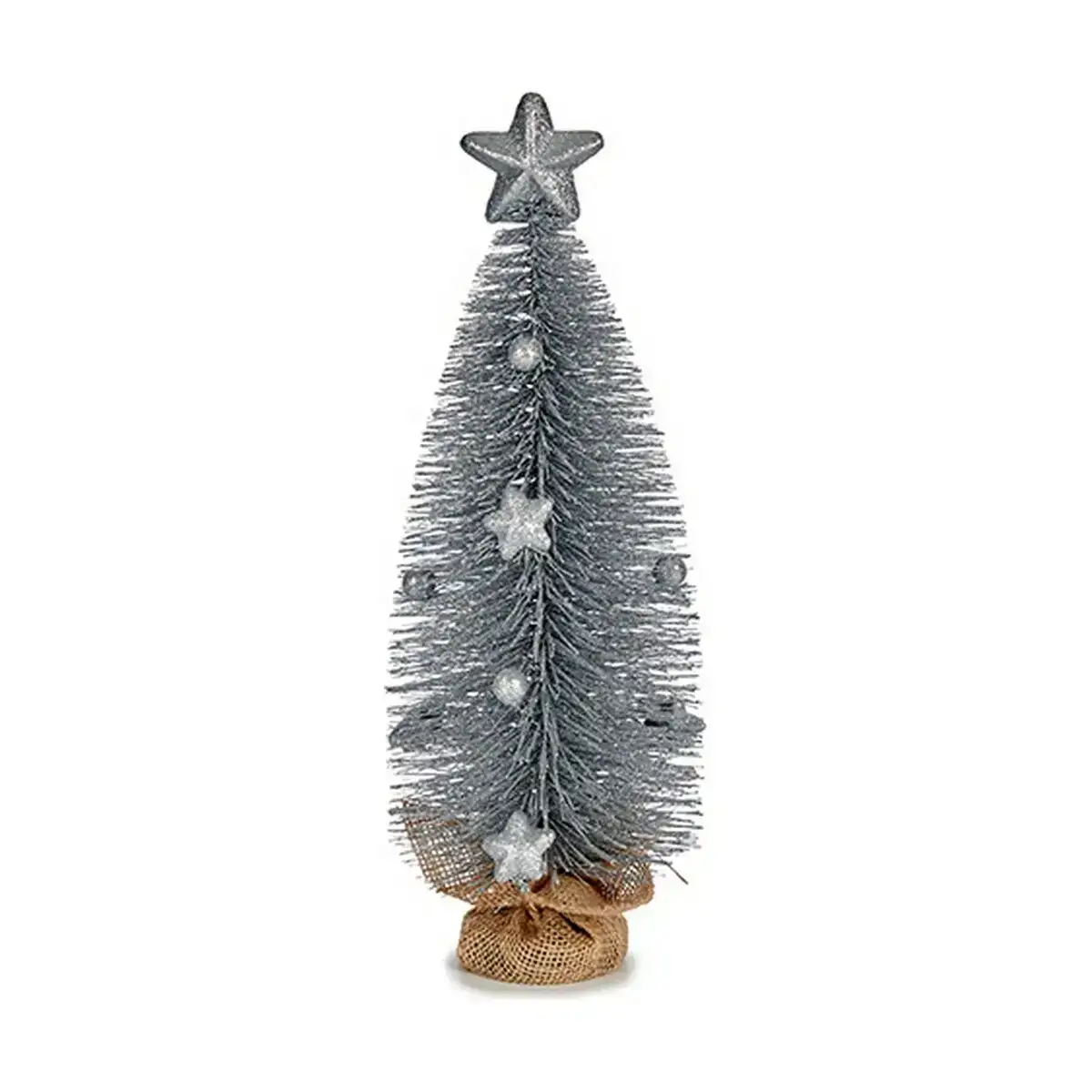 Arbre de noel avec etoile argente 13 x 41 x 13 cm_9848. DIAYTAR COTE D'IVOIRE - Là où Choisir est une Affirmation de Style. Naviguez à travers notre boutique en ligne et choisissez des produits qui vous distinguent et vous valorisent.