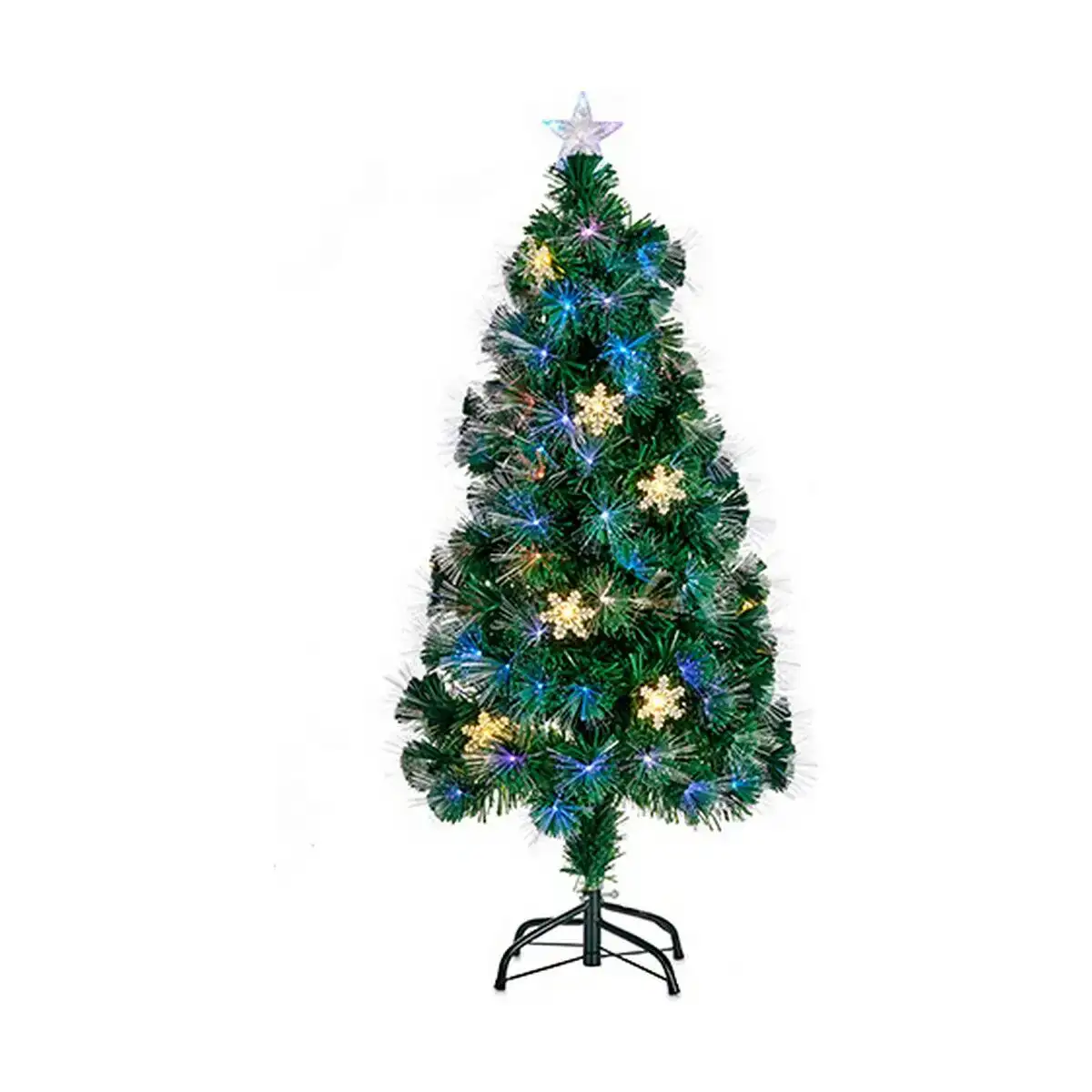 Arbre de noel avec etoile lumiere led vert_6100. Bienvenue dans l'univers captivant de DIAYTAR COTE D'IVOIRE - Votre Plateforme de Shopping Tout-en-Un. Parcourez notre boutique en ligne pour découvrir des produits uniques, allant des articles ménagers aux élégants accessoires de mode.