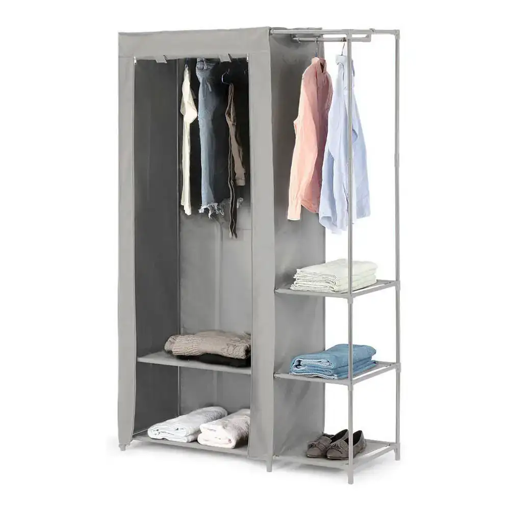 Armoire demontable confortime gris 105 x 43 x 172 cm _7913. Bienvenue chez DIAYTAR COTE D'IVOIRE - Où Chaque Produit a son Histoire. Découvrez notre sélection unique et trouvez des articles qui racontent la richesse culturelle et artistique du Côte d'Ivoire.