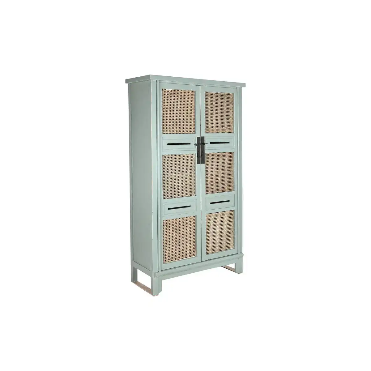 Armoire dkd home decor vert naturel 105 x 42 x 188 cm_6505. DIAYTAR COTE D'IVOIRE - Votre Marché Virtuel au Côte d'Ivoire. Parcourez notre boutique en ligne pour trouver des trésors cachés, des articles indispensables du quotidien aux joyaux artistiques.