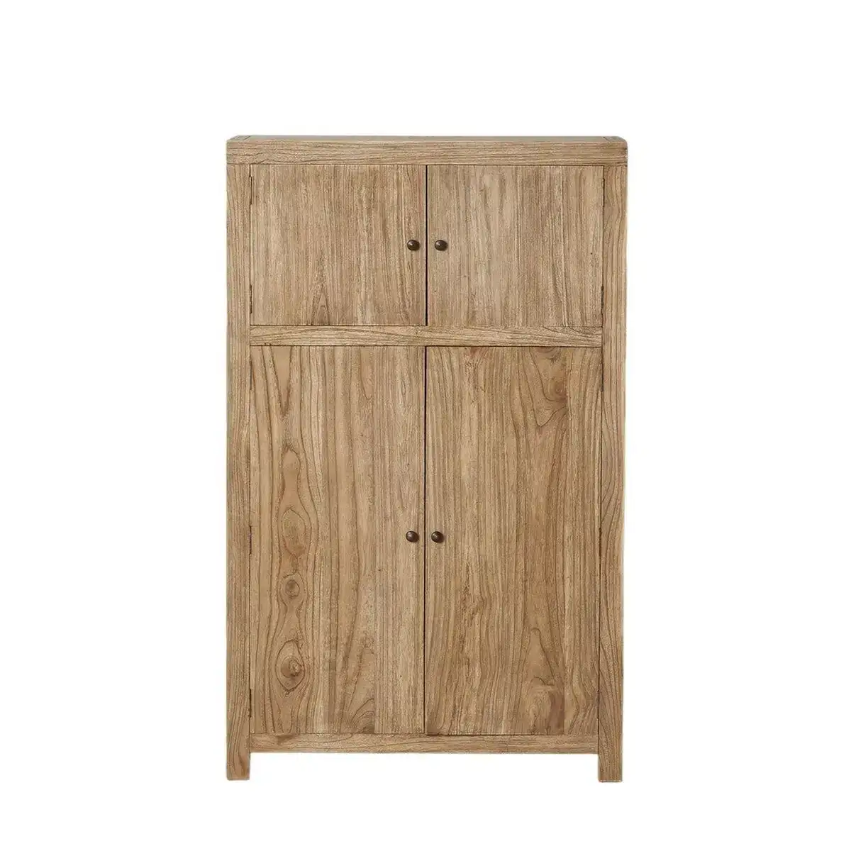 Armoire miro 100 x 40 x 160 cm naturel bois mindi_1296. DIAYTAR COTE D'IVOIRE - L'Art de Choisir, l'Art de Vivre. Explorez notre univers de produits soigneusement sélectionnés pour vous offrir une expérience shopping riche et gratifiante.