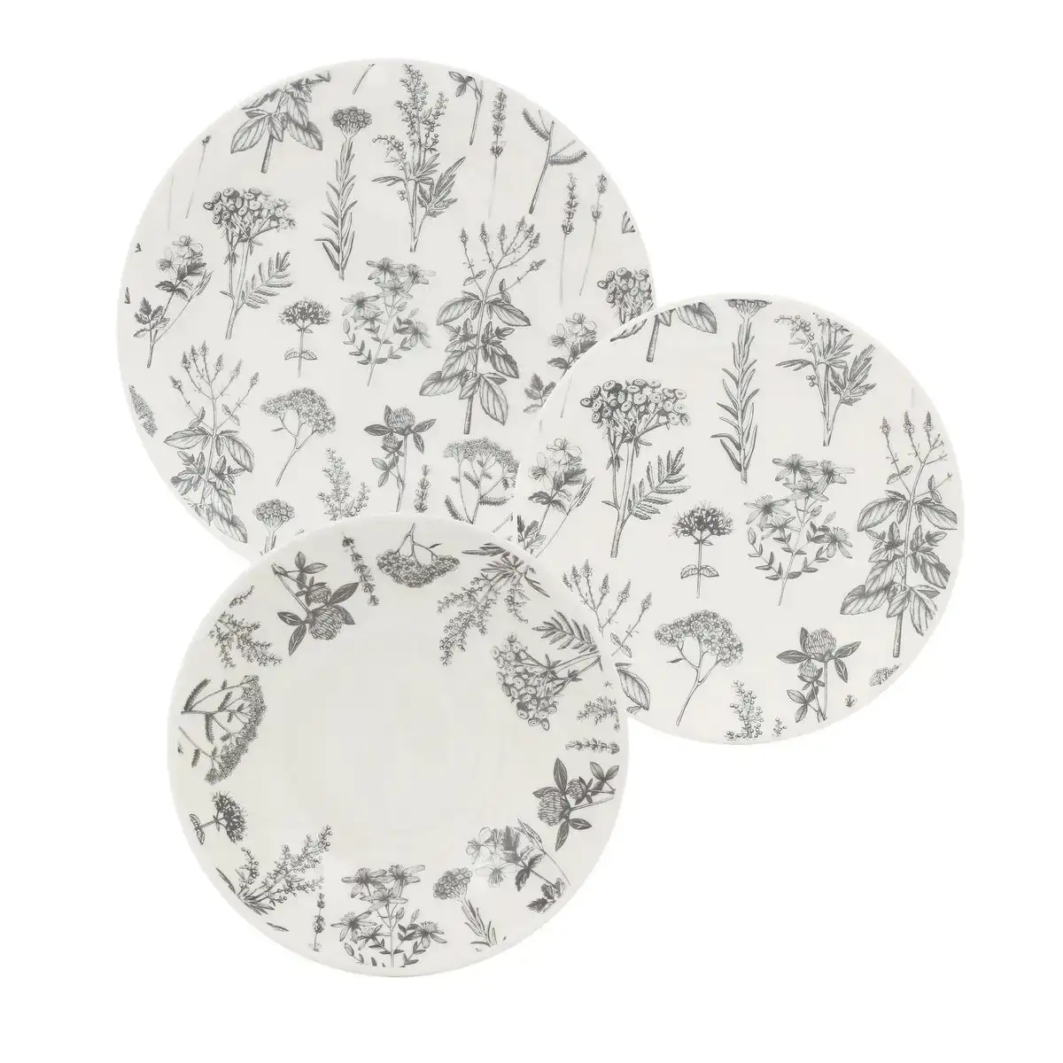 Assietes la maison flower lm gris gres 18 pieces_6792. DIAYTAR COTE D'IVOIRE - Votre Destination pour un Shopping Inoubliable. Naviguez à travers notre catalogue et choisissez des produits qui vous marquent par leur originalité.