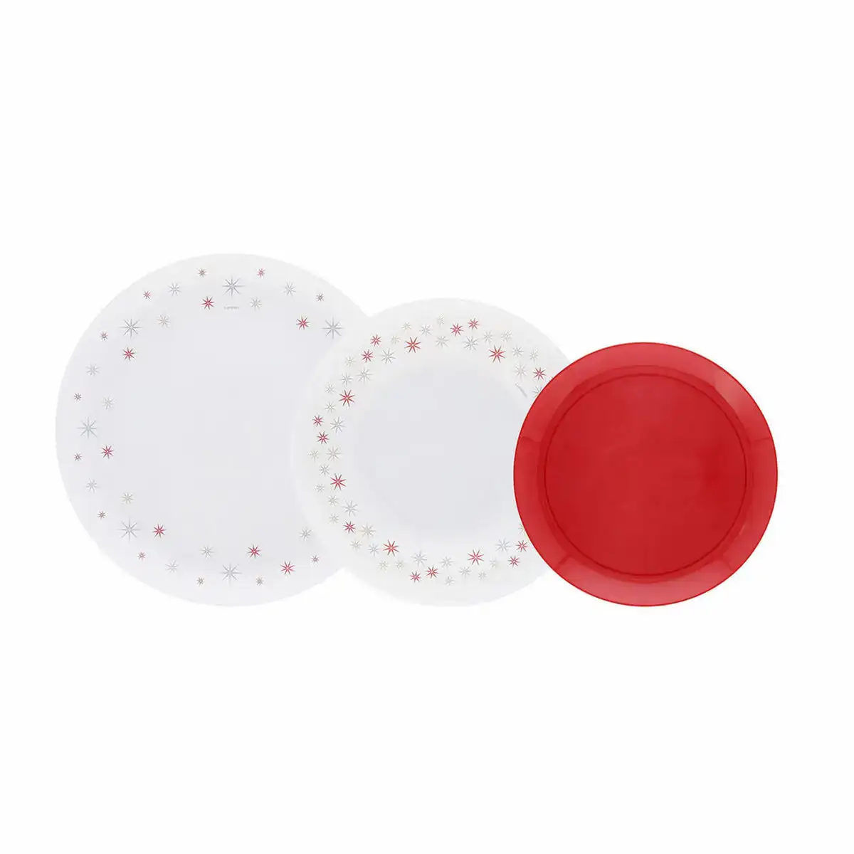 Assietes luminarc stars multicouleur verre 18 pieces_4868. DIAYTAR COTE D'IVOIRE - Là où Choisir est une Célébration de l'Artisanat. Explorez notre gamme variée et choisissez des produits qui incarnent la tradition et le talent des artisans du Côte d'Ivoire.