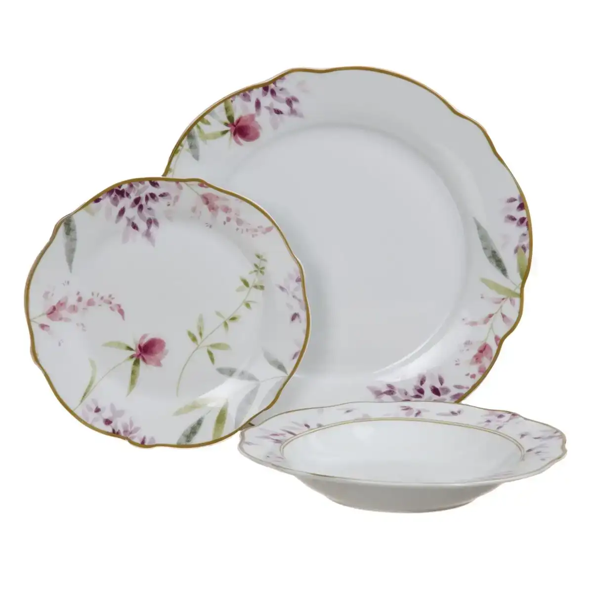 Assietes porcelaine 18 pieces_1607. Découvrez DIAYTAR COTE D'IVOIRE - Où l'Élégance Rencontre la Variété. Parcourez notre collection et trouvez des trésors cachés qui ajoutent une touche de sophistication à votre vie quotidienne.