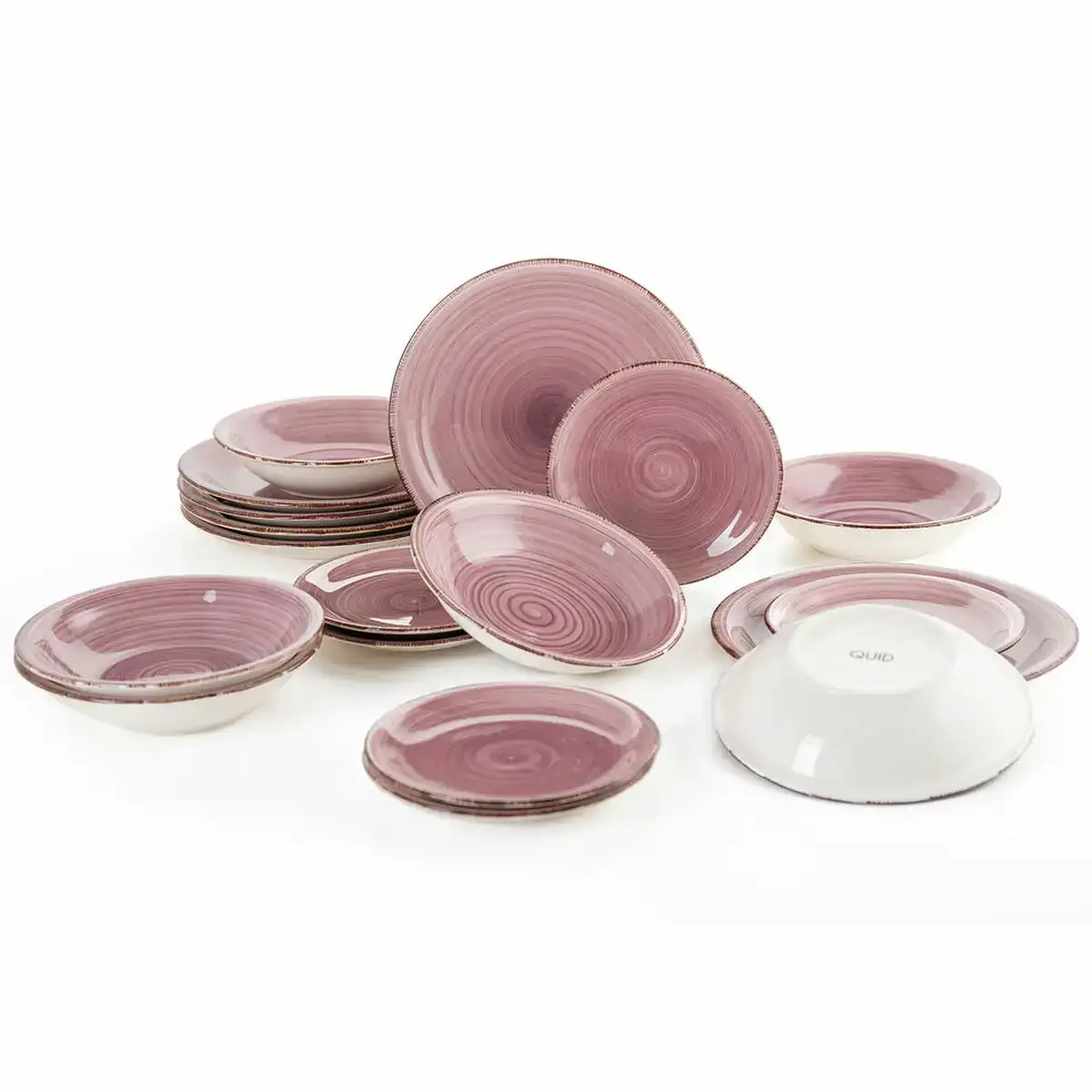 Assietes quid vita peoni ceramique rose vaisselle 18 pieces _3111. DIAYTAR COTE D'IVOIRE - Là où Choisir est une Célébration de l'Artisanat. Explorez notre gamme variée et choisissez des produits qui incarnent la tradition et le talent des artisans du Côte d'Ivoire.