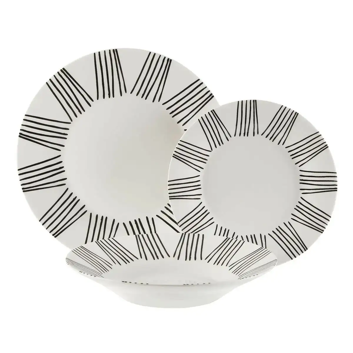 Assietes versa new lines porcelaine 18 pieces _6024. DIAYTAR COTE D'IVOIRE - Votre Passage vers l'Exceptionnel. Naviguez à travers notre sélection minutieuse et découvrez des articles qui apportent une touche spéciale à chaque instant de votre vie.