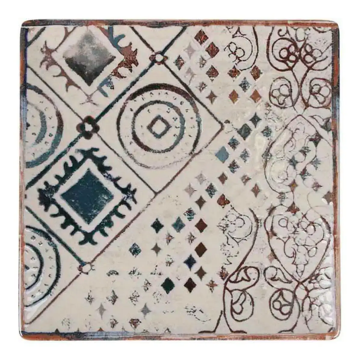Assiette a dessert la mediterranea grecia porcelaine 18 x 18 x 2 cm_1647. DIAYTAR COTE D'IVOIRE - Votre Destination pour un Shopping Inégalé. Naviguez à travers notre sélection minutieuse pour trouver des produits qui répondent à tous vos besoins.