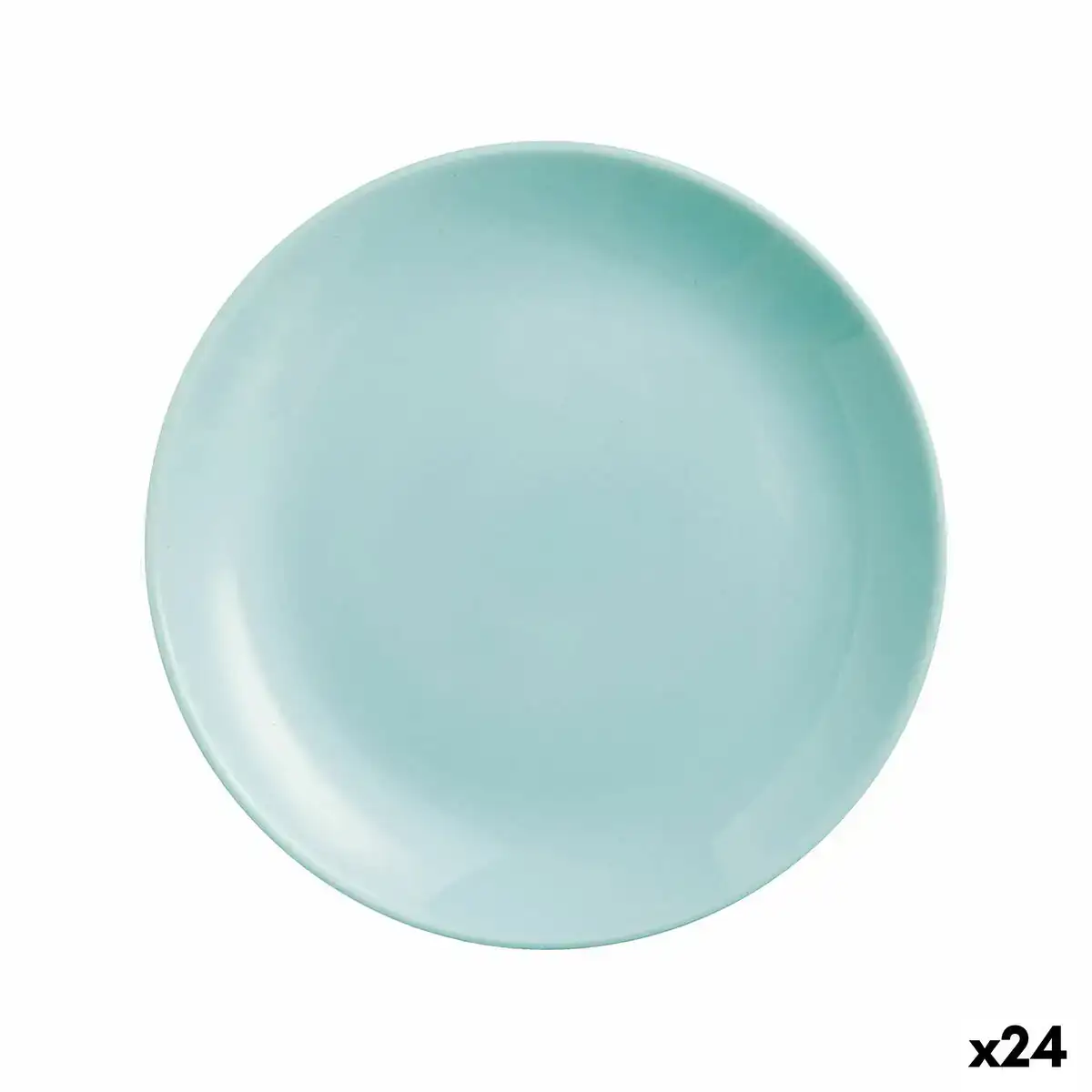 Assiette a dessert luminarc diwali turquoise verre 19 cm 24 unites _7265. DIAYTAR COTE D'IVOIRE - L'Art de Choisir, l'Art de Se Distinquer. Naviguez à travers notre catalogue et choisissez des produits qui ajoutent une note d'élégance à votre style unique.