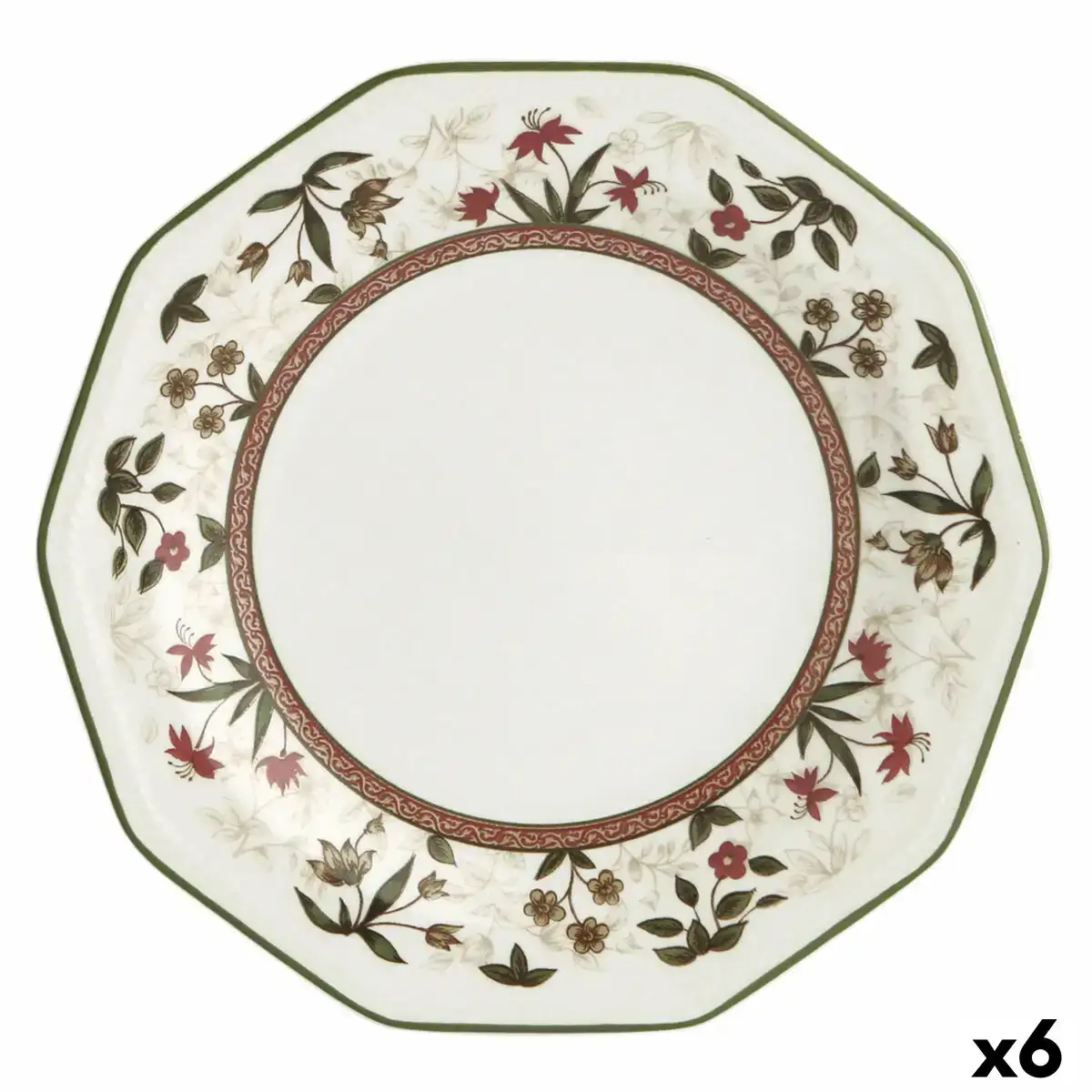 Assiette a dessert queen s by churchill assam floral ceramique vaisselle o 20 5 cm 6 unites _8709. DIAYTAR COTE D'IVOIRE - Votre Passage vers le Raffinement. Plongez dans notre univers de produits exquis et choisissez des articles qui ajoutent une touche de sophistication à votre vie.