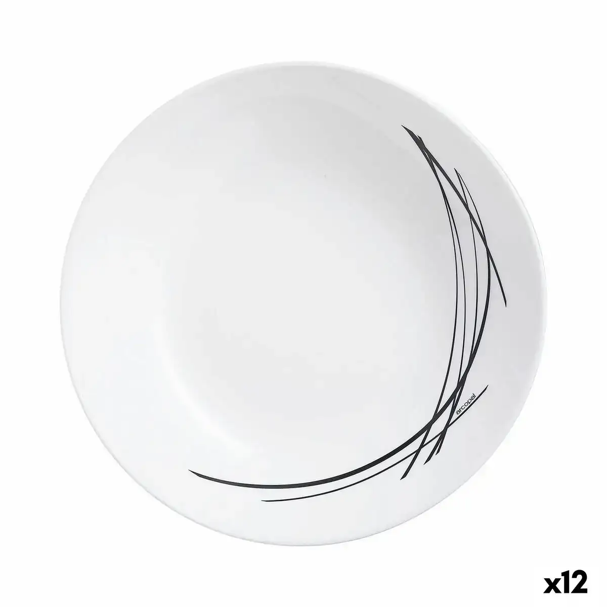 Assiette creuse arcopal domitille bicolore verre 20 cm 12 unites _4372. DIAYTAR COTE D'IVOIRE - Votre Destination Shopping Authentique. Explorez notre boutique en ligne et découvrez des trésors qui reflètent l'âme du Côte d'Ivoire, pour une expérience shopping unique.