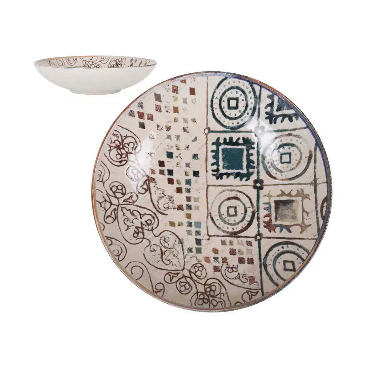 Assiette creuse la mediterranea creta o 21 x 5 3 cm _5535. Bienvenue sur DIAYTAR COTE D'IVOIRE - Où le Shopping est une Affaire Personnelle. Découvrez notre sélection et choisissez des produits qui reflètent votre unicité et votre individualité.