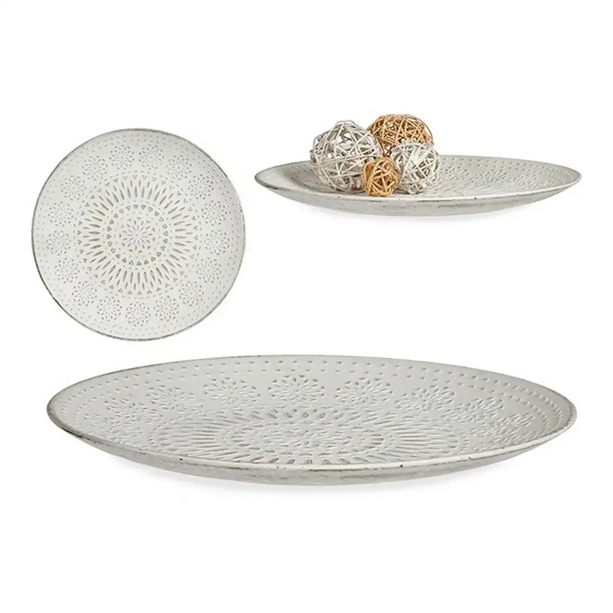 Assiette decorative mandala blanc bois mdf_2566. Bienvenue chez DIAYTAR COTE D'IVOIRE - Où Votre Shopping Prend Vie. Découvrez notre univers et dénichez des trésors qui ajoutent de la couleur à votre quotidien.