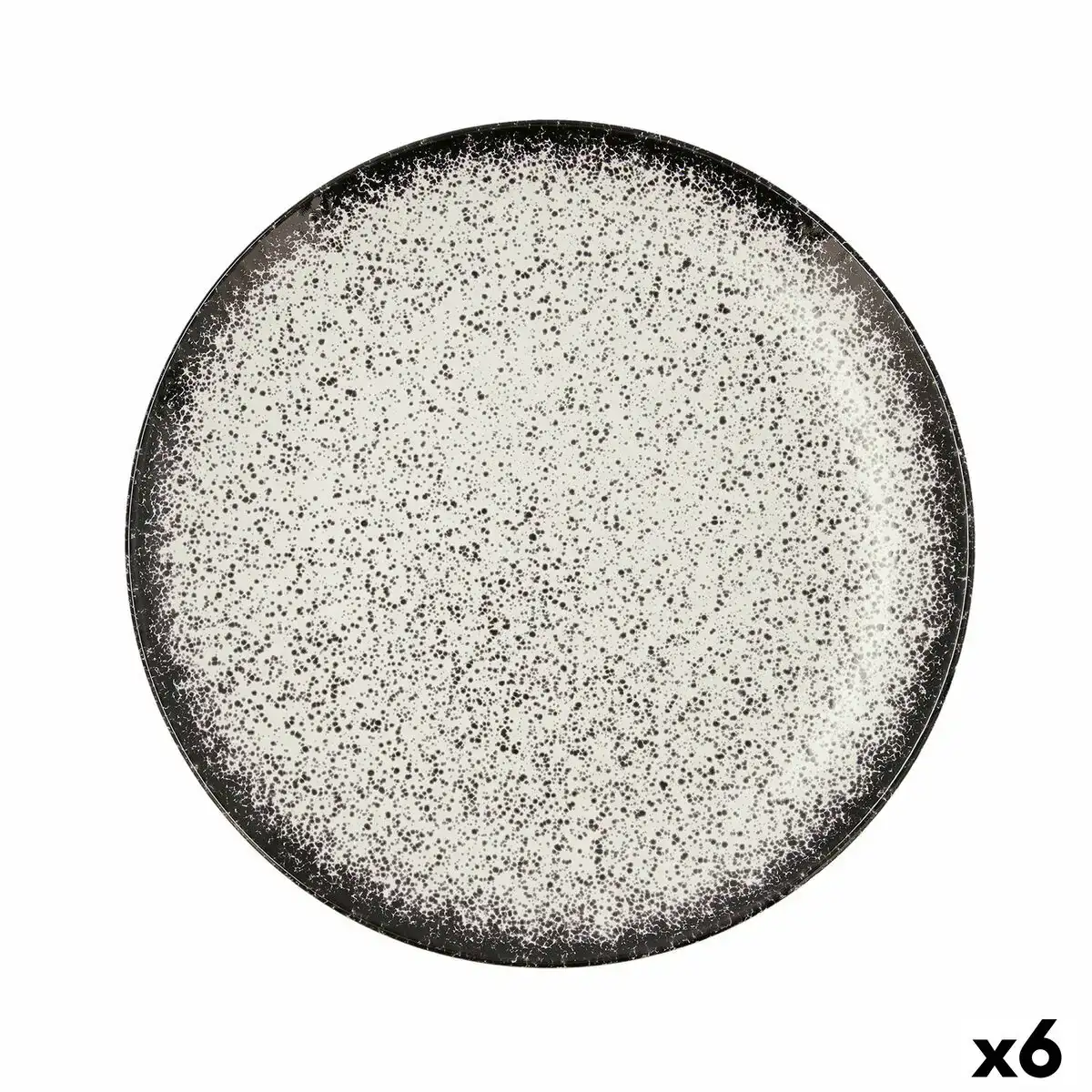 Assiette plate ariane rock ceramique noir o 31 cm 6 unites _5594. DIAYTAR COTE D'IVOIRE - L'Art de Vivre en Couleurs. Découvrez notre boutique en ligne et trouvez des produits qui ajoutent une palette vibrante à votre quotidien.