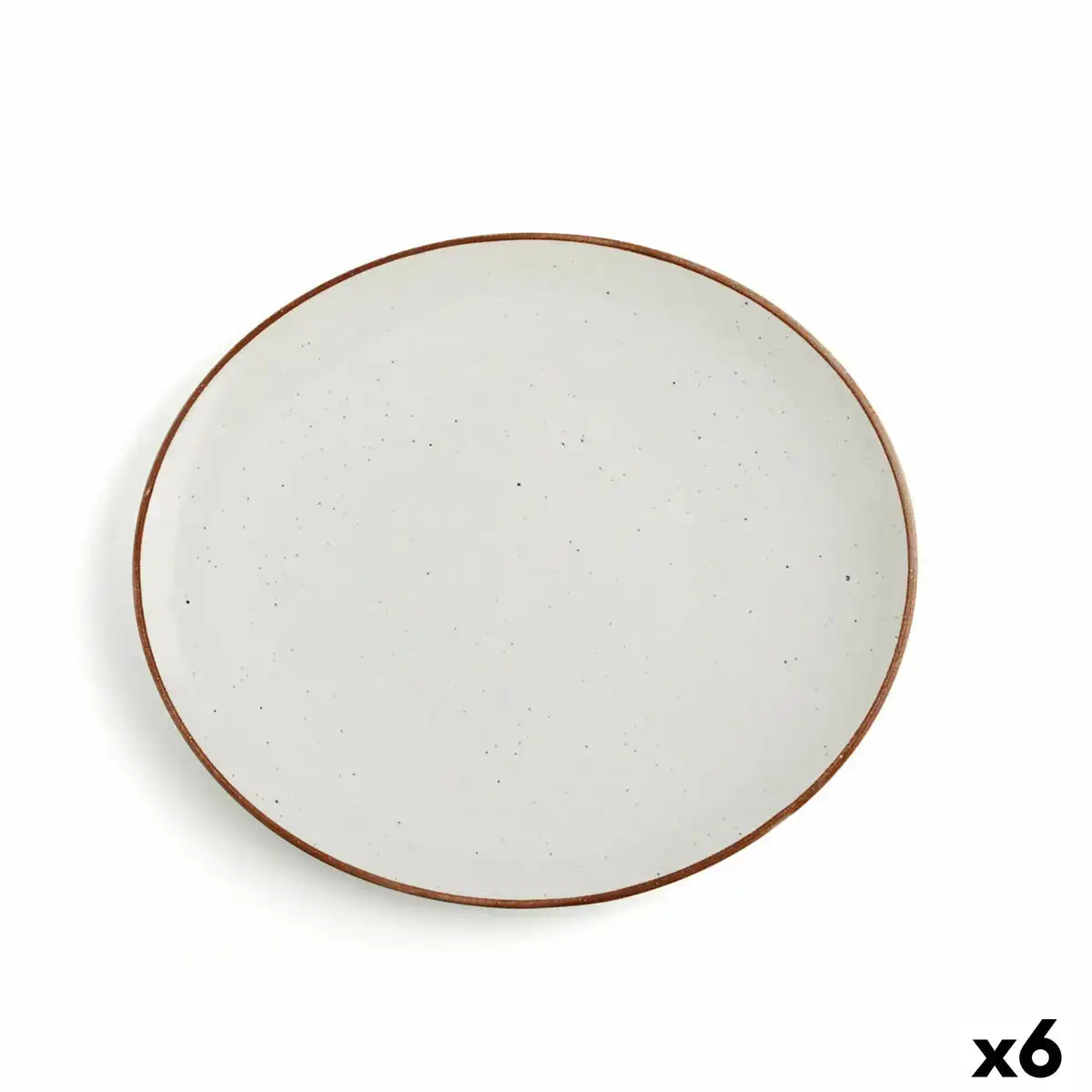 Assiette plate ariane terra ceramique beige 30 x 27 cm 6 unites _6634. Bienvenue chez DIAYTAR COTE D'IVOIRE - Où Choisir est un Voyage. Plongez dans notre plateforme en ligne pour trouver des produits qui ajoutent de la couleur et de la texture à votre quotidien.