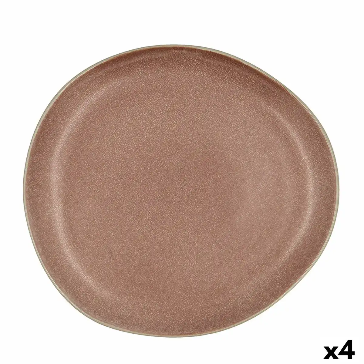 Assiette plate bidasoa gio irregulier ceramique marron 26 5 cm 4 unites _3982. DIAYTAR COTE D'IVOIRE - Votre Portail Vers l'Élégance Accessible. Parcourez notre boutique en ligne pour découvrir des produits qui incarnent le luxe à des prix abordables.