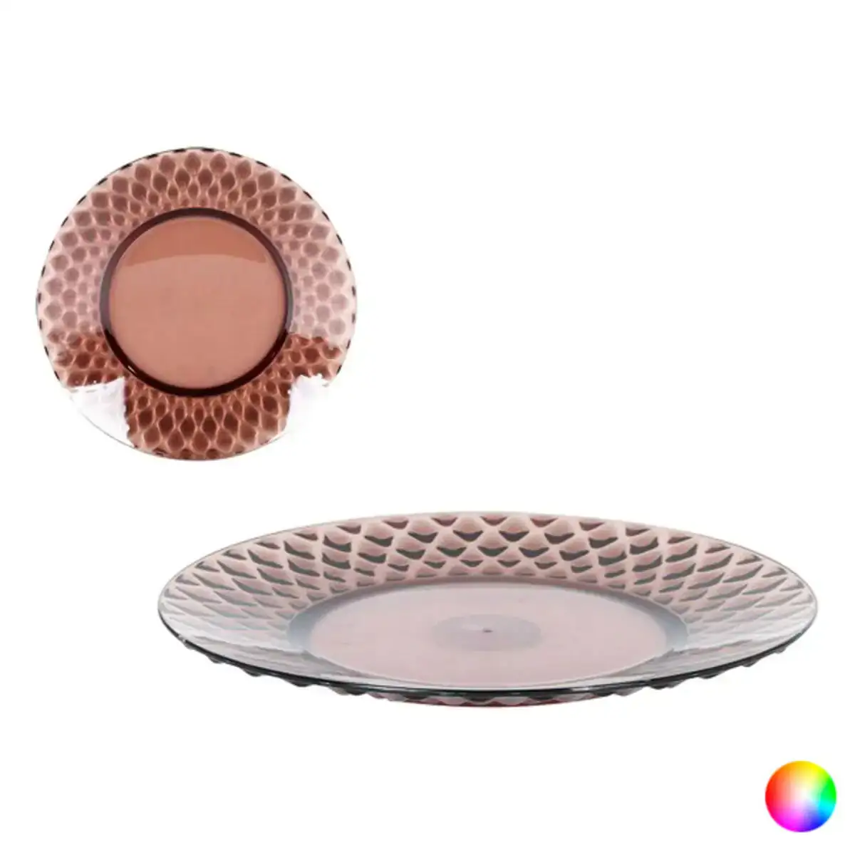 Assiette plate diamond_2702. DIAYTAR COTE D'IVOIRE - Où la Tradition s'Harmonise avec le Moderne. Parcourez notre gamme diversifiée et choisissez des produits qui révèlent l'âme du Côte d'Ivoire.