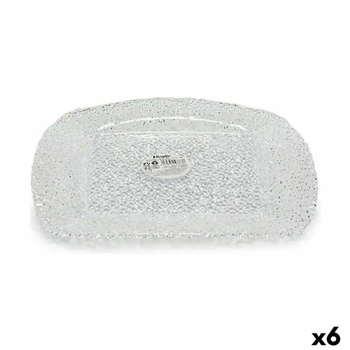 Assiette plate glamour transparent verre 27 x 2 5 x 27 cm 6 unites _2717. DIAYTAR COTE D'IVOIRE - Où Chaque Produit a son Histoire. Découvrez notre gamme de produits, chacun portant en lui le récit de l'artisanat et de la passion, pour vous offrir une expérience de shopping authentique.