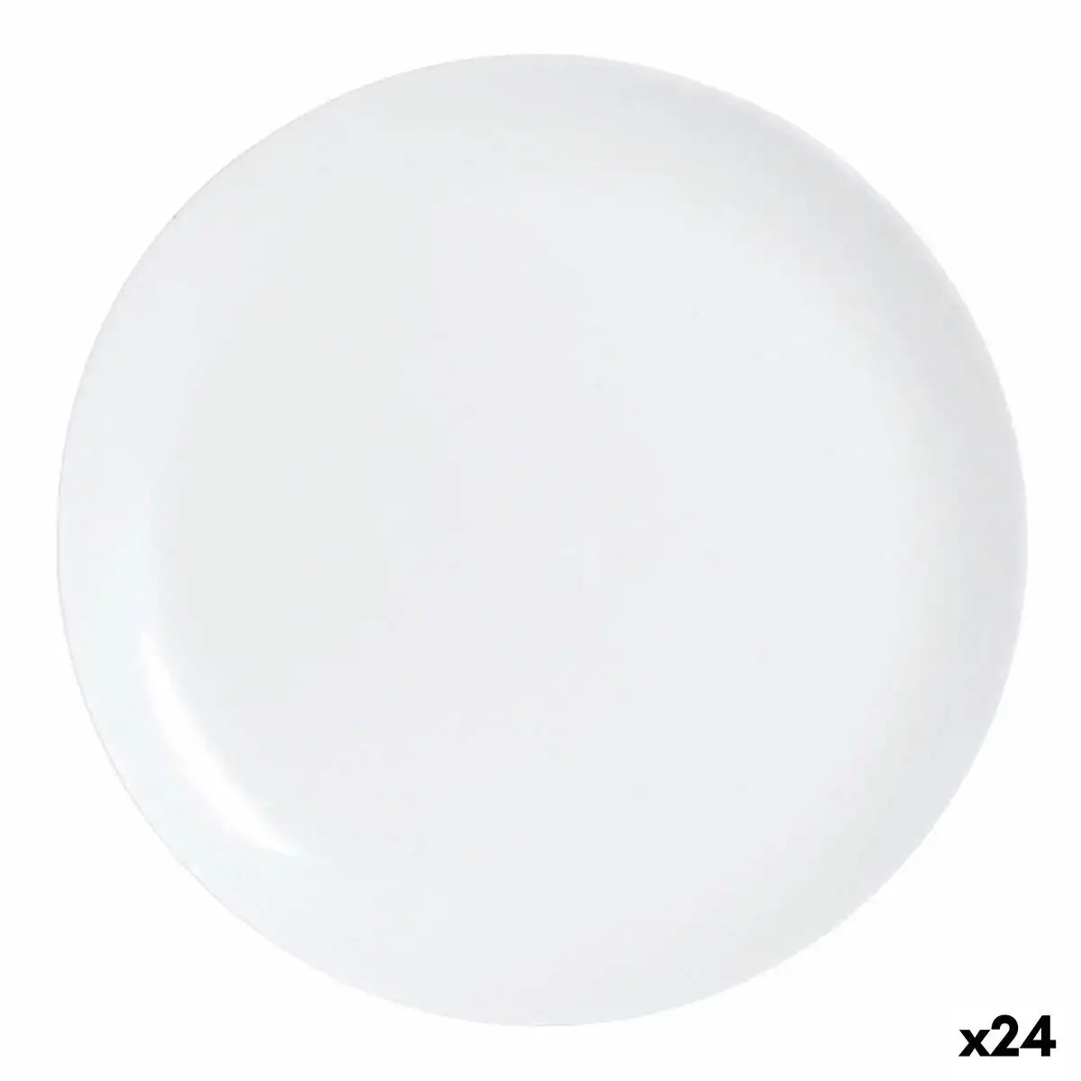 Assiette plate luminarc diwali blanc verre 25 cm 24 unites _7066. DIAYTAR COTE D'IVOIRE - Là où Choisir est un Acte d'Amour pour la Culture Côte d'Ivoireaise. Explorez notre gamme et choisissez des produits qui célèbrent la richesse de notre patrimoine.