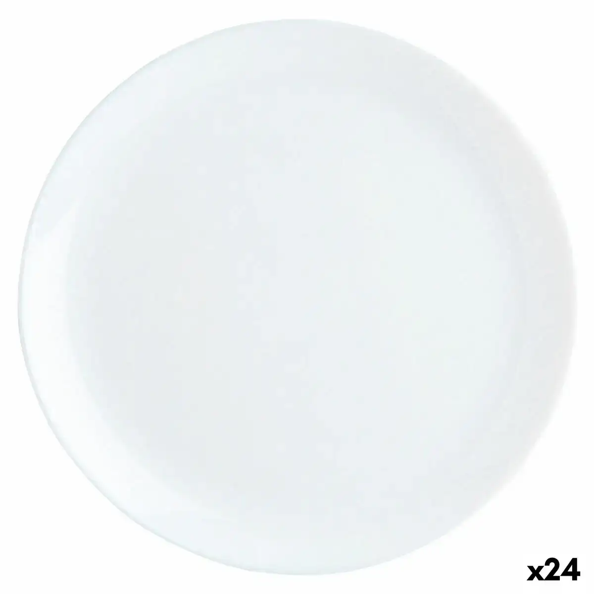 Assiette plate luminarc diwali blanc verre o 27 cm 24 unites _3165. DIAYTAR COTE D'IVOIRE - Là où Chaque Achat Contribue à un Rêve. Naviguez à travers notre boutique en ligne et soutenez des artisans talentueux tout en acquérant des trésors.