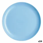 Assiette plate luminarc diwali bleu verre 25 cm 24 unites _5172. DIAYTAR COTE D'IVOIRE - Votre Passage vers l'Élégance Abordable. Explorez notre collection où chaque produit est choisi pour sa qualité et son accessibilité, incarnant ainsi l'essence du Côte d'Ivoire.