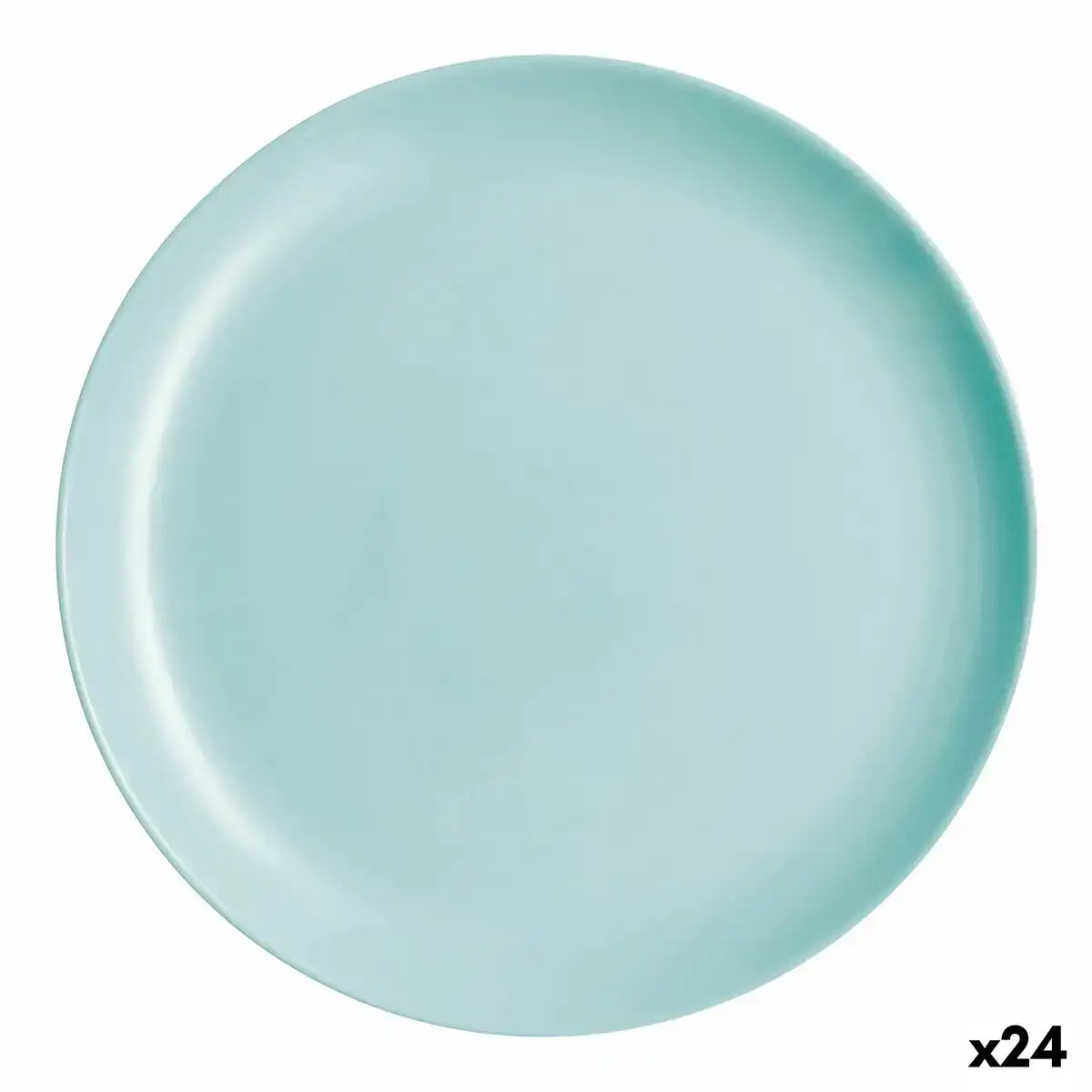 Assiette plate luminarc diwali turquoise verre 25 cm 24 unites _7720. DIAYTAR COTE D'IVOIRE - Où Choisir Devient une Expérience Personnalisée. Explorez notre boutique en ligne pour découvrir des produits qui s'adaptent à votre style et à votre essence.