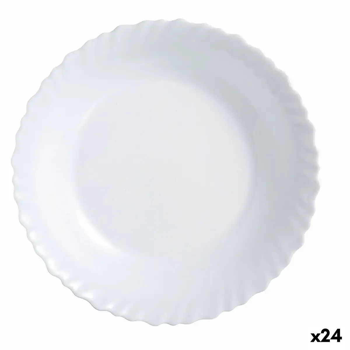 Assiette plate luminarc feston blanc verre 25 cm 24 unites _6722. DIAYTAR COTE D'IVOIRE - Là où Chaque Produit Évoque une Émotion. Parcourez notre catalogue et choisissez des articles qui vous touchent et qui enrichissent votre expérience.