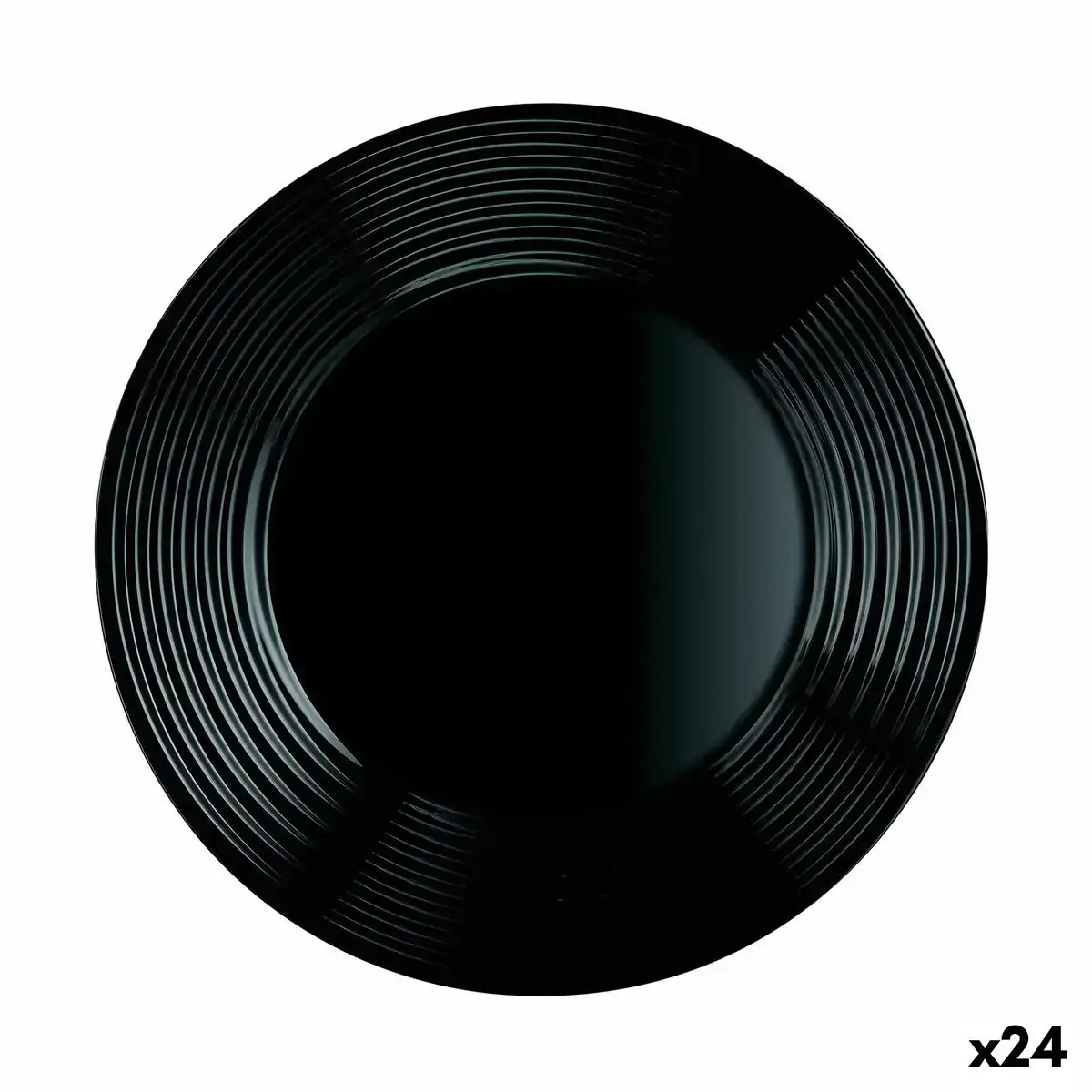 Assiette plate luminarc harena noir verre 25 cm 24 unites _6738. DIAYTAR COTE D'IVOIRE - Votre Oasis de Shopping en Ligne. Explorez notre boutique et découvrez des produits qui ajoutent une touche de magie à votre quotidien.
